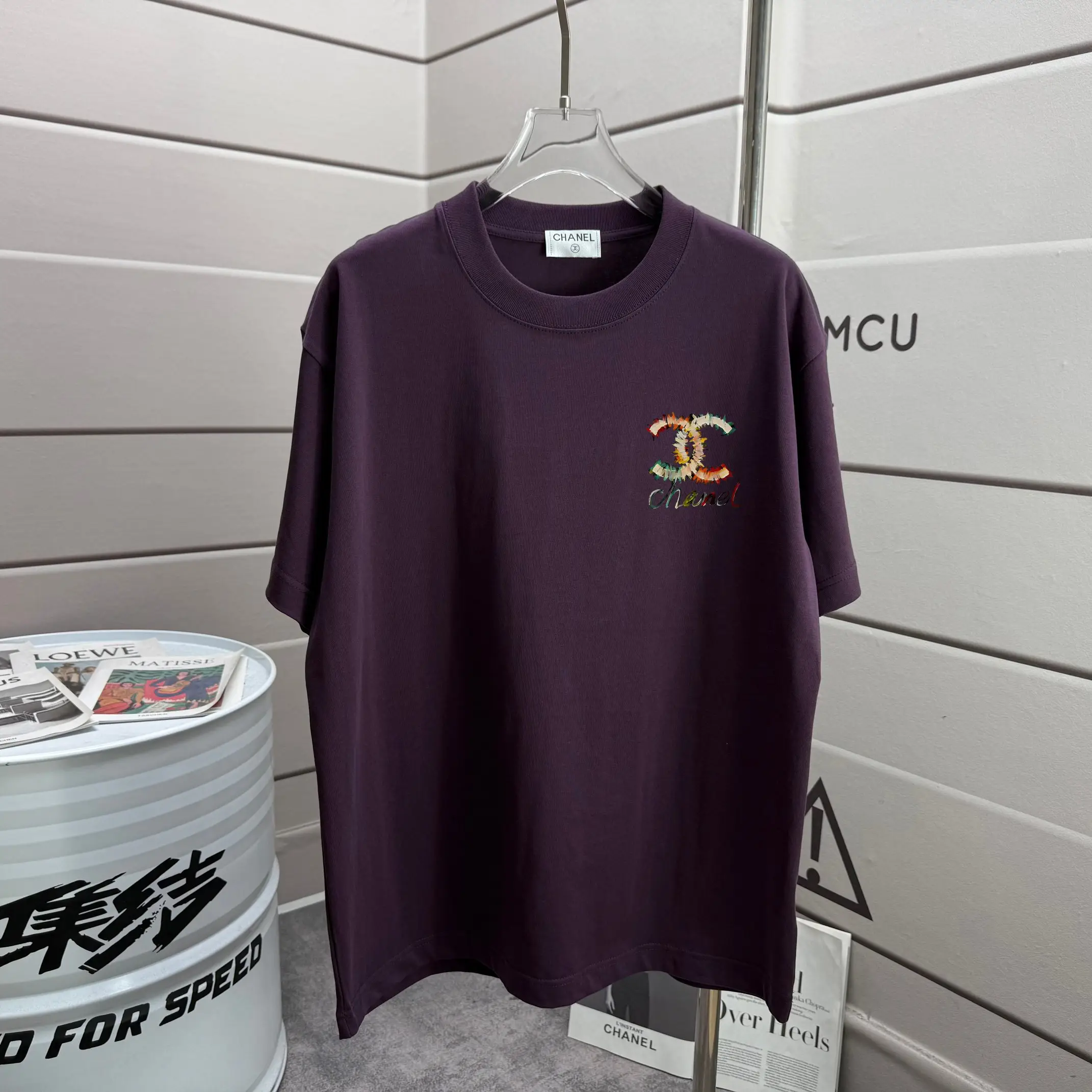 Logo Print Cotton Jersey T-Shirt D13012056 — view 2