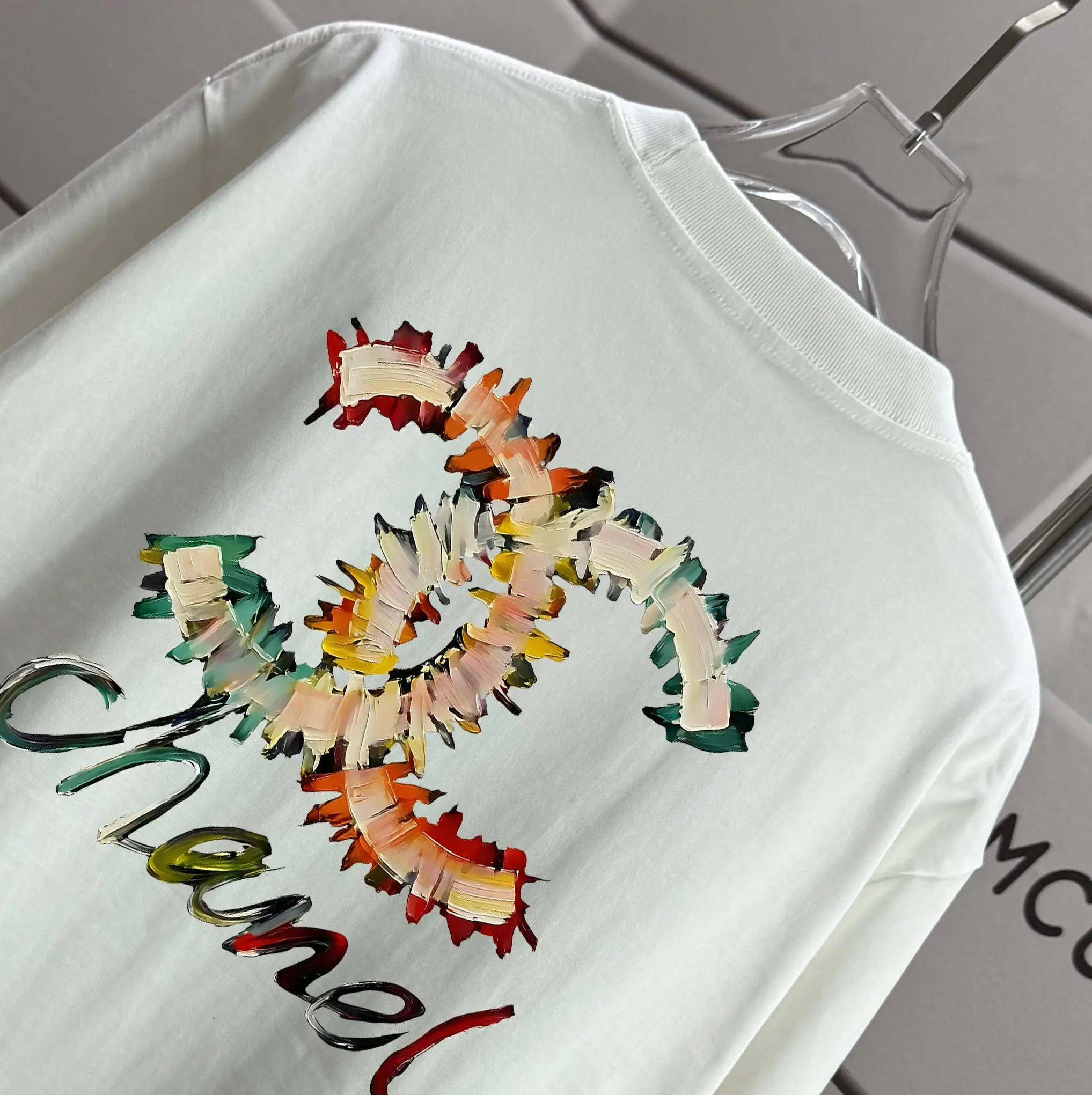 Logo Graphic Print Cotton T-Shirt D13012054 — view 3