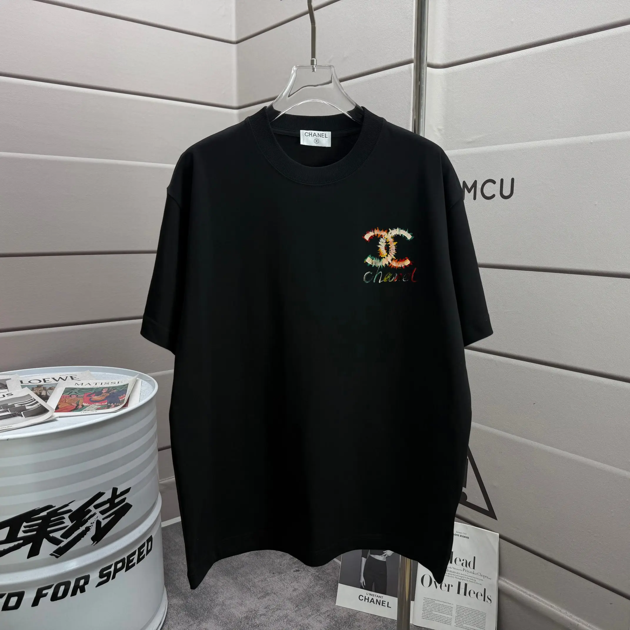 Logo Graphic Print Cotton T-Shirt D13012055 — view 2