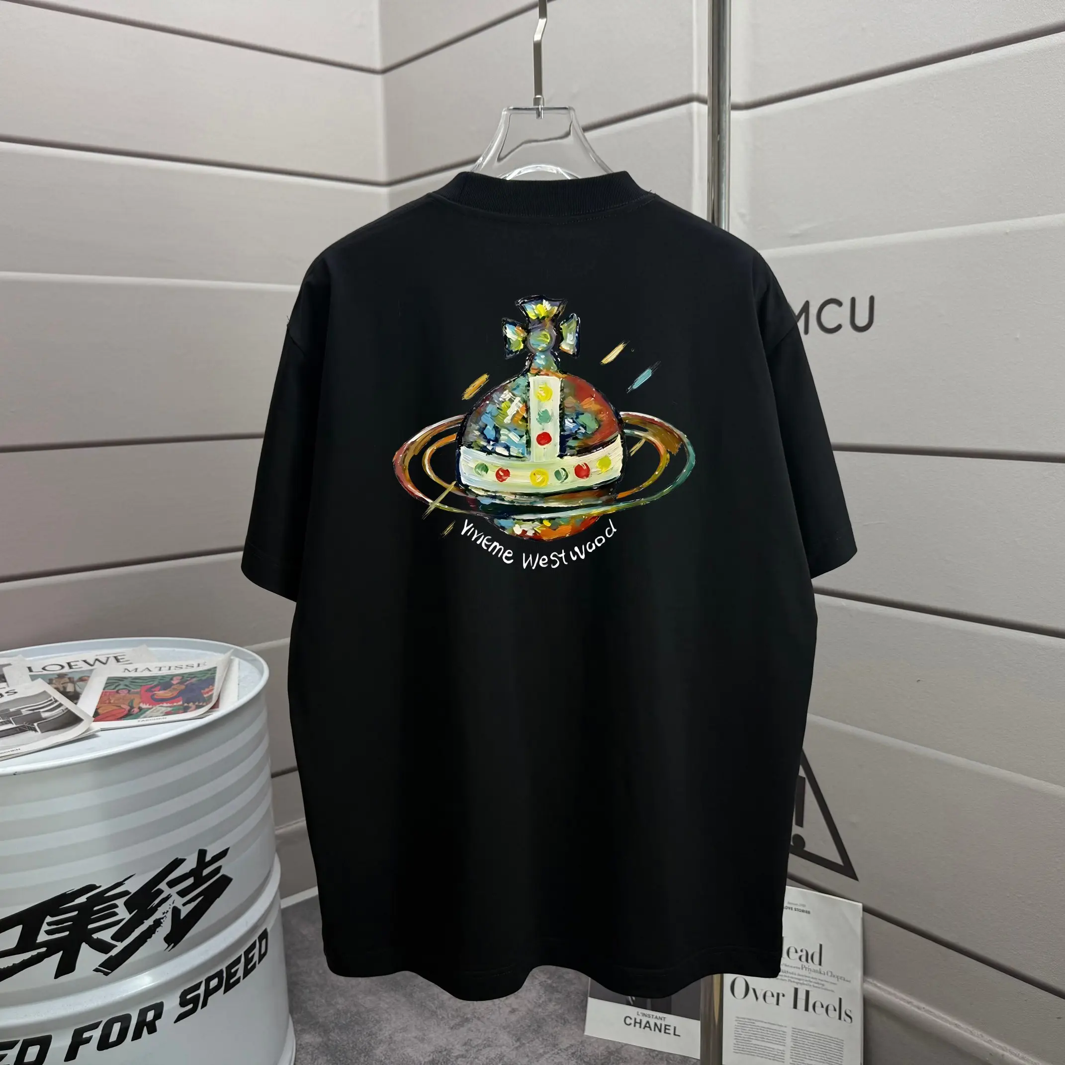 Orb Graphic Print Cotton T-Shirt D13012190