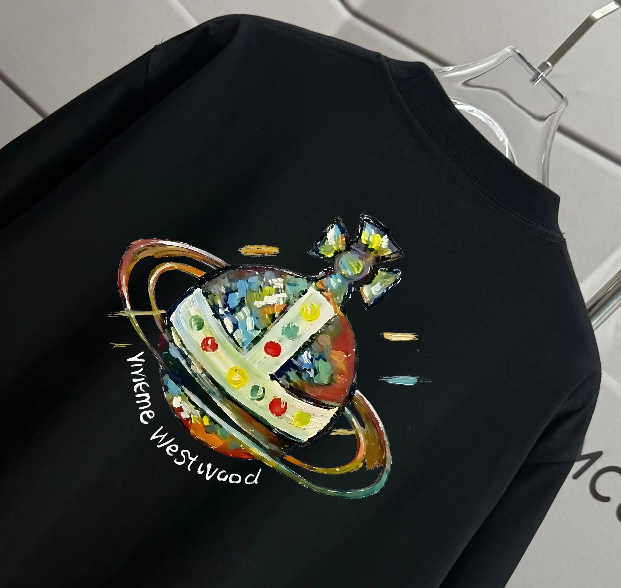 Orb Graphic Print Cotton T-Shirt D13012190 — view 3