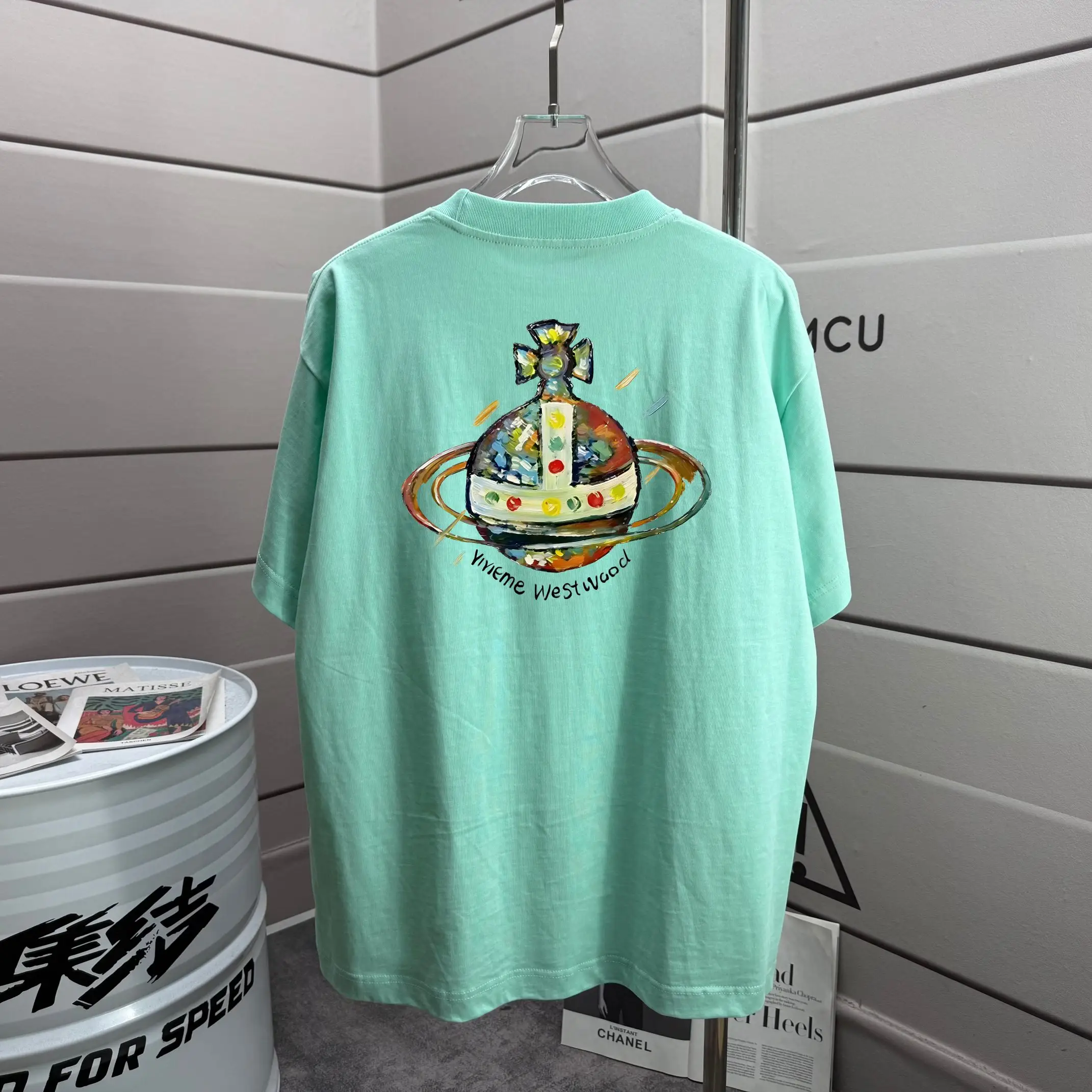 Orb Graphic Print Cotton T-Shirt D13012053