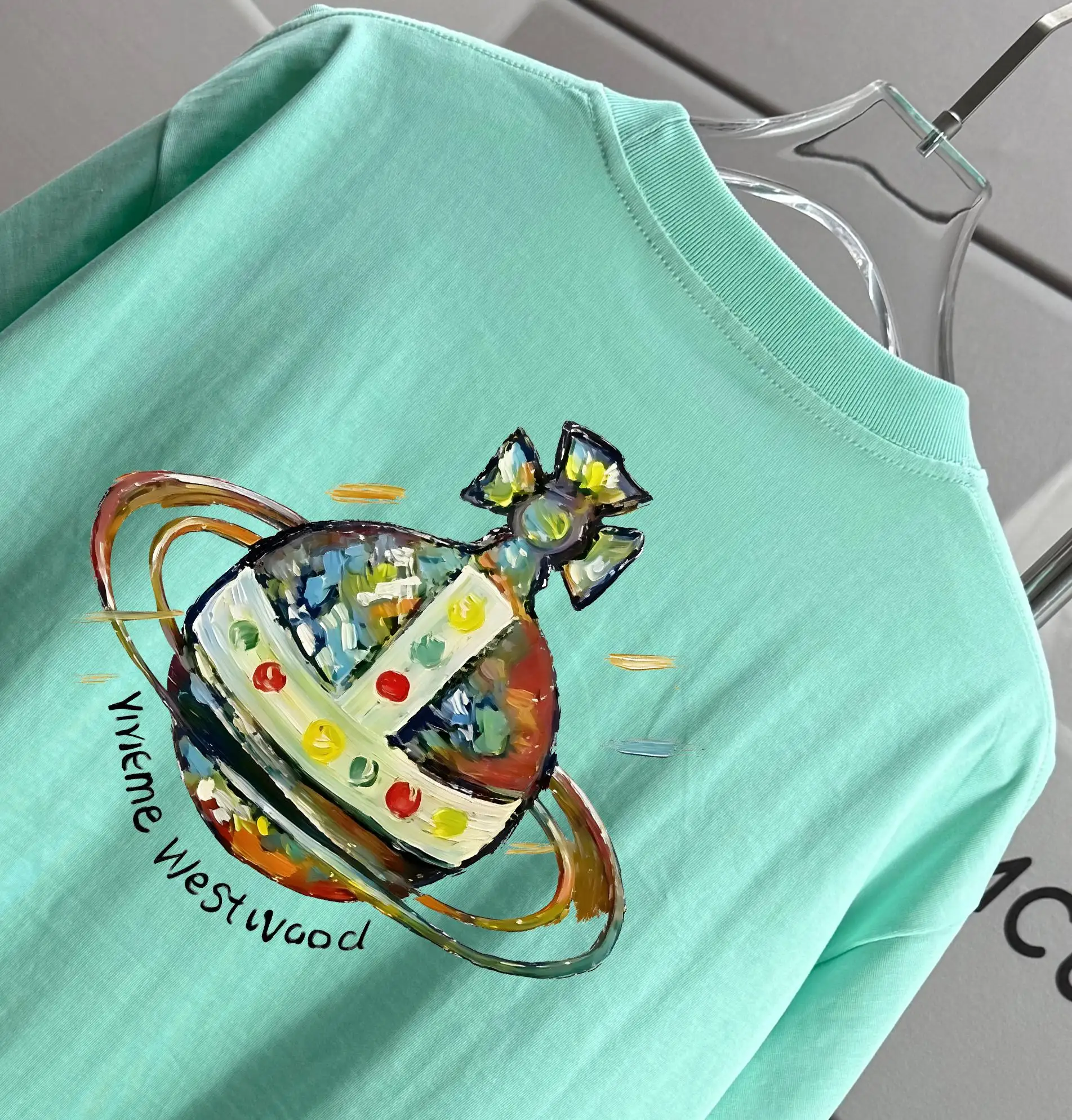 Orb Graphic Print Cotton T-Shirt D13012053 — view 3