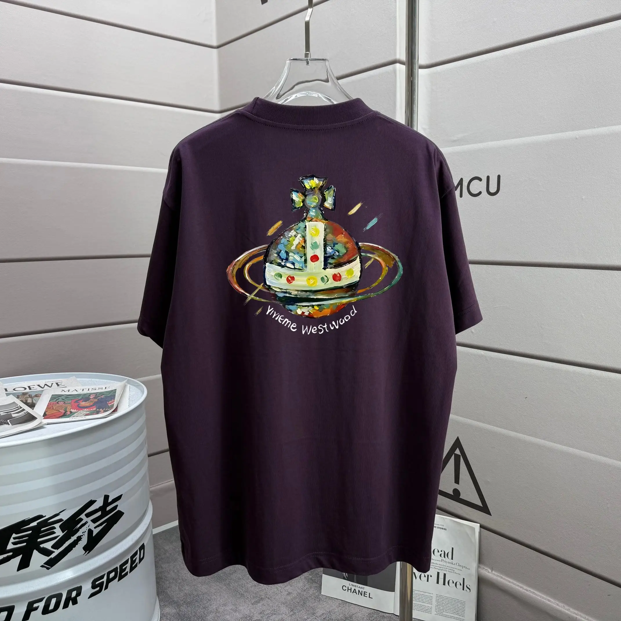 Orb Graphic Print Cotton T-Shirt D13012052