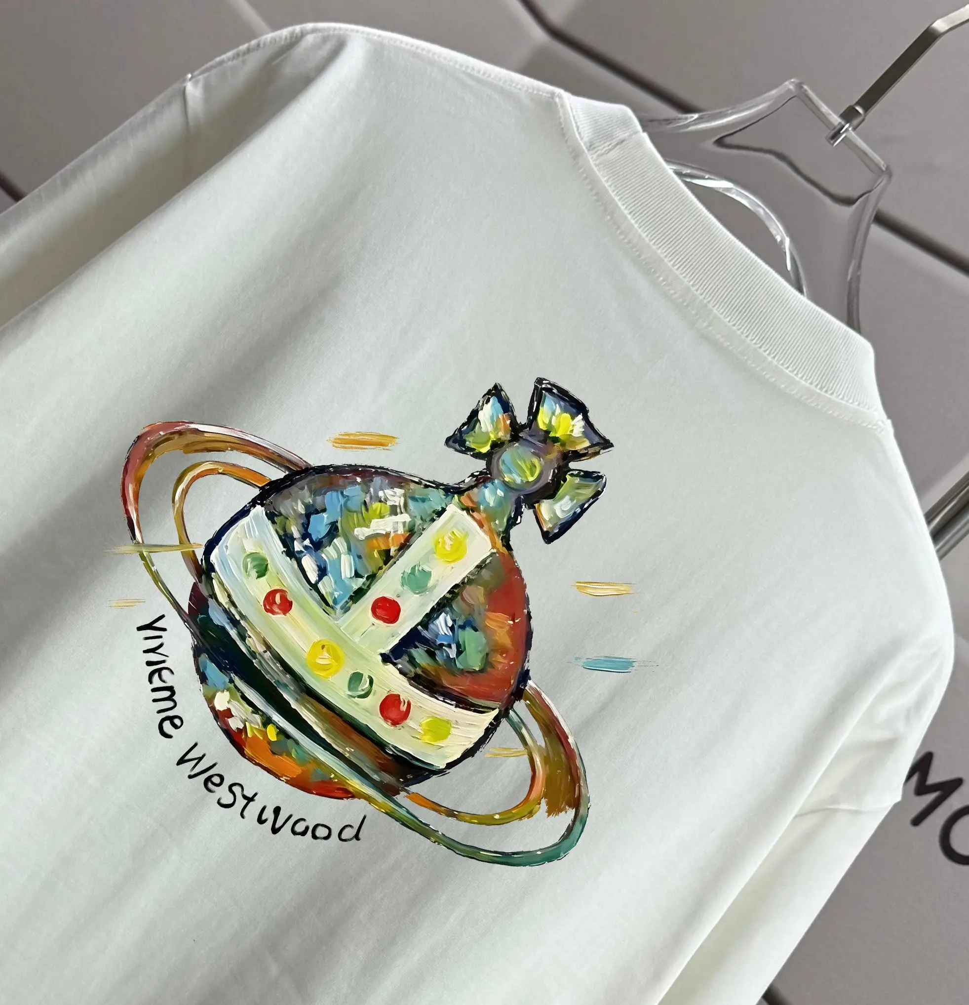 Orb Graphic Print Cotton T-Shirt D13012189 — view 3