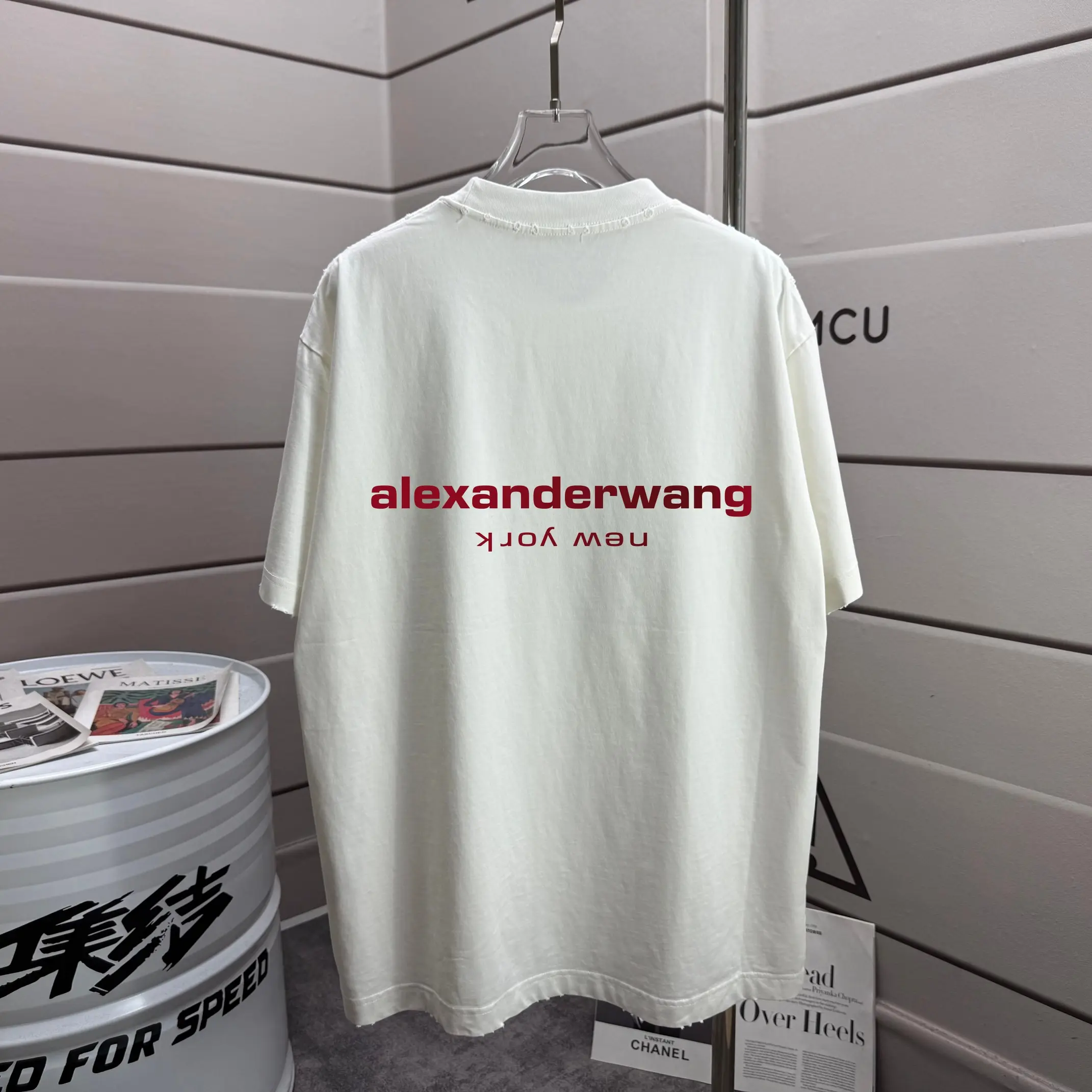 Distressed Logo Cotton T-Shirt D14012149 — view 2