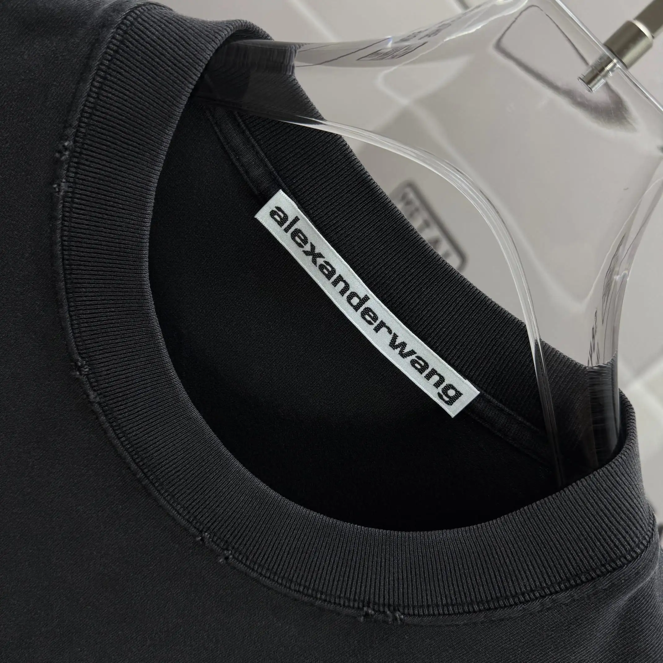 Logo Print Washed Cotton T-Shirt D14012150 — view 5
