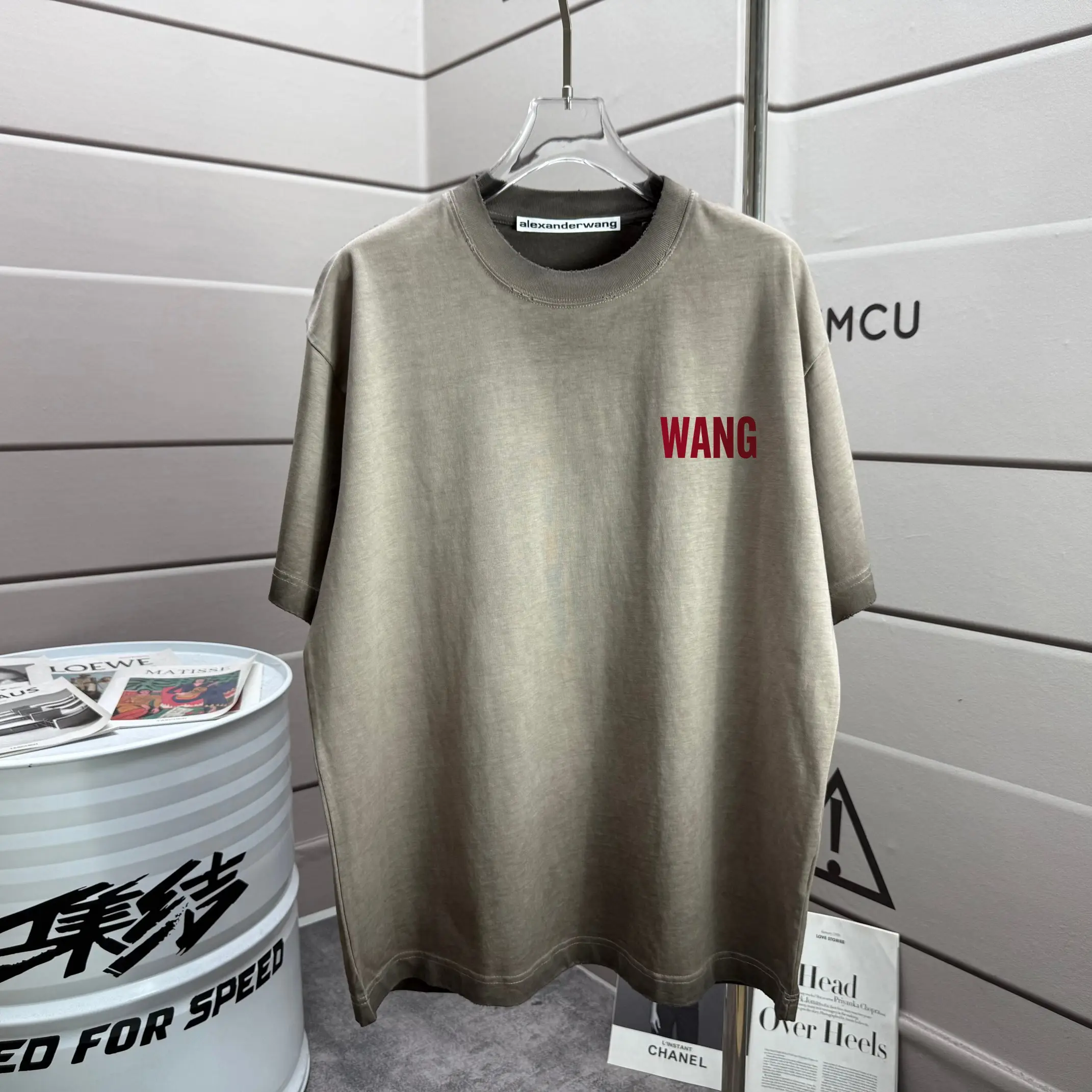 Washed Logo-Print Cotton T-Shirt D14012152