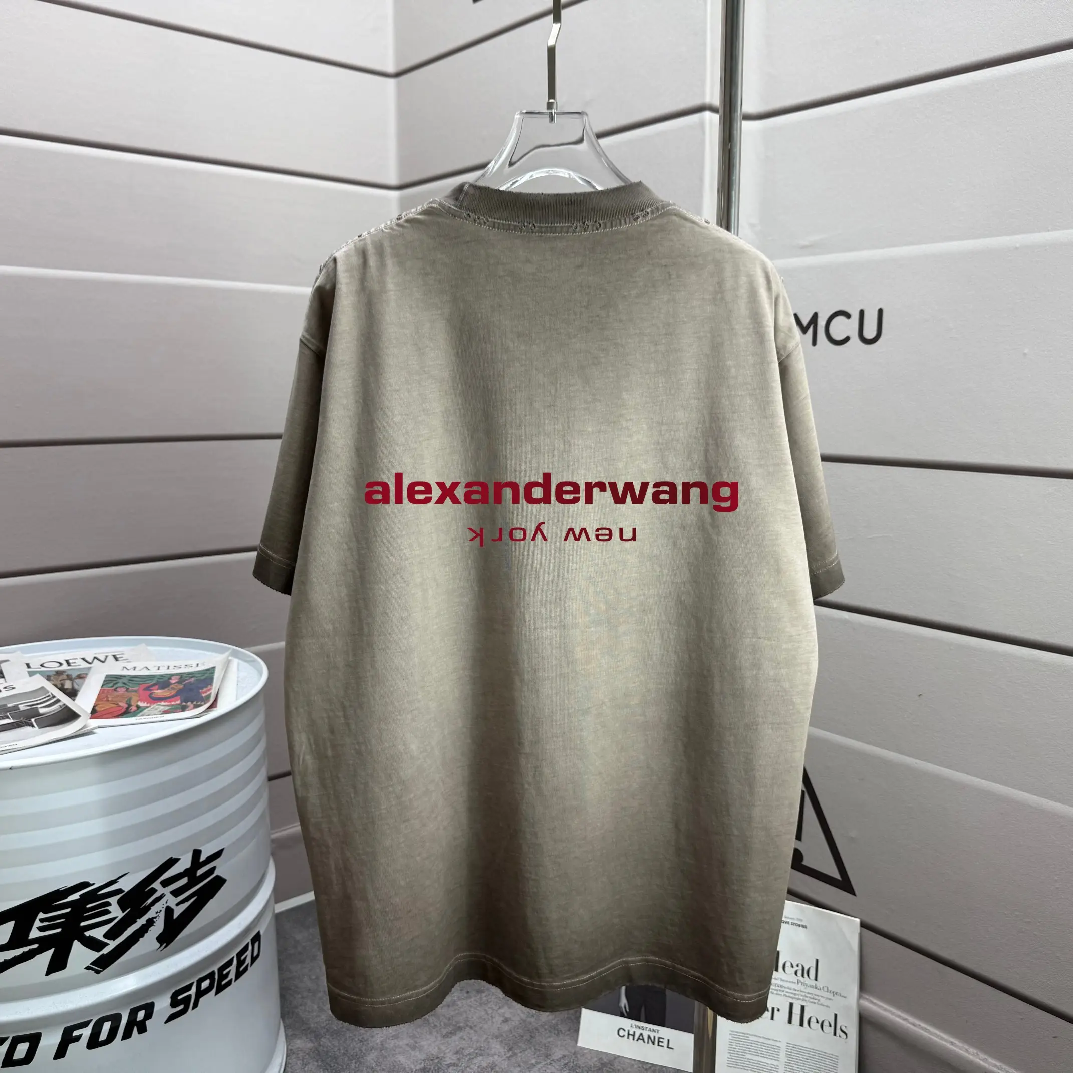 Washed Logo-Print Cotton T-Shirt D14012152 — view 2