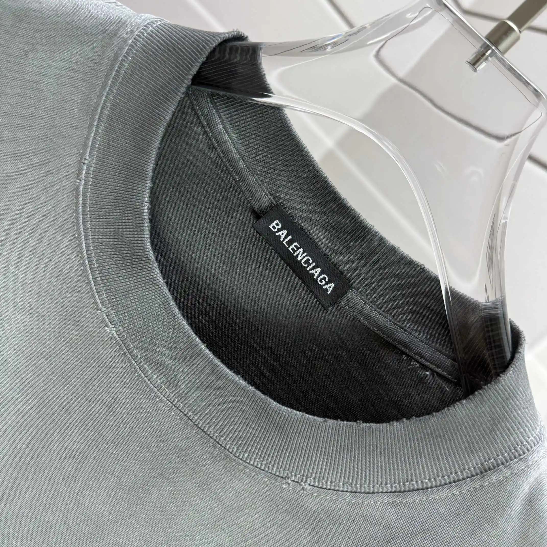 Logo Patch Washed Cotton T-Shirt D14015193 — view 5
