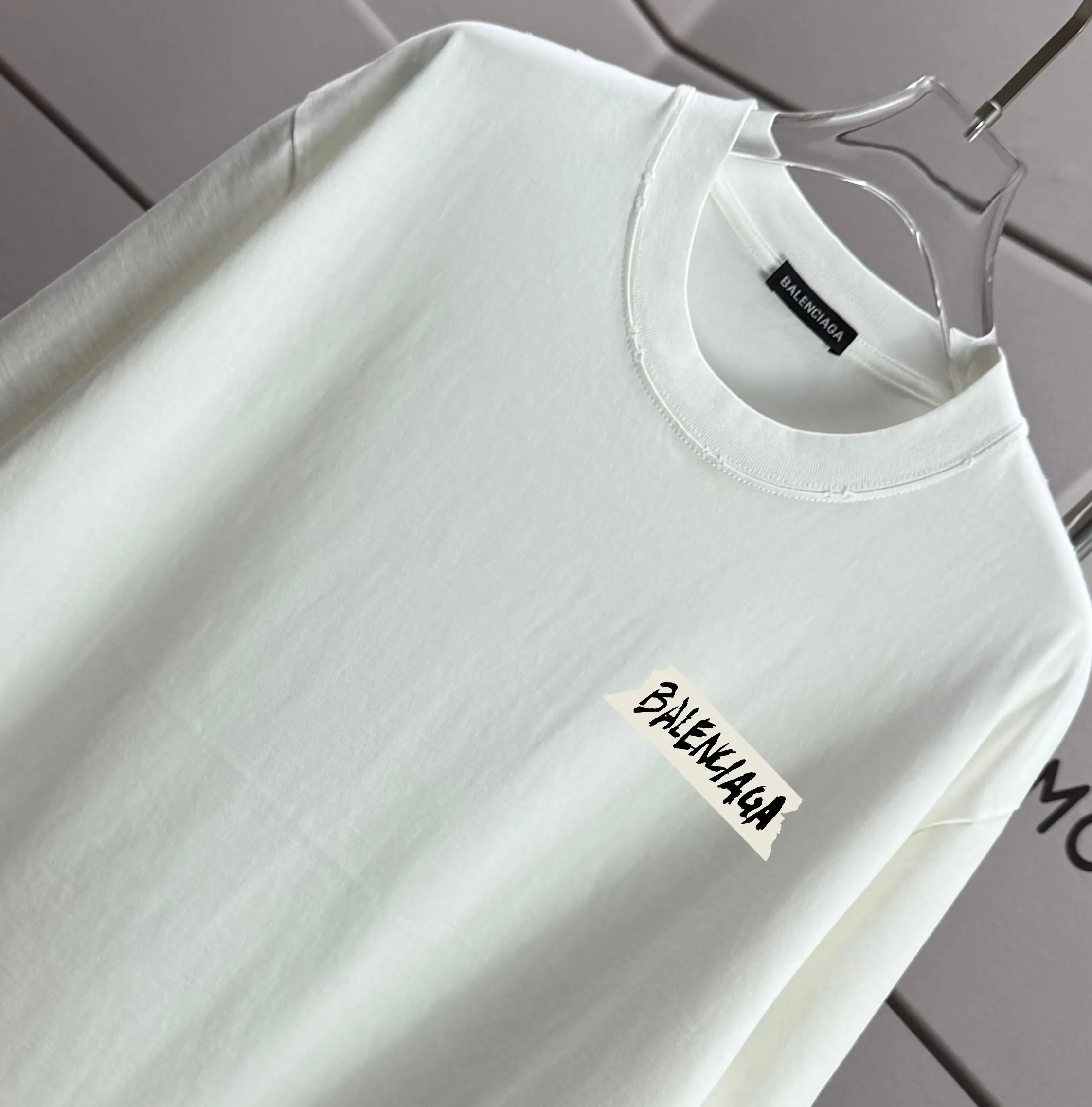 Logo-Print Distressed Cotton-Jersey T-Shirt D14015192 — view 3