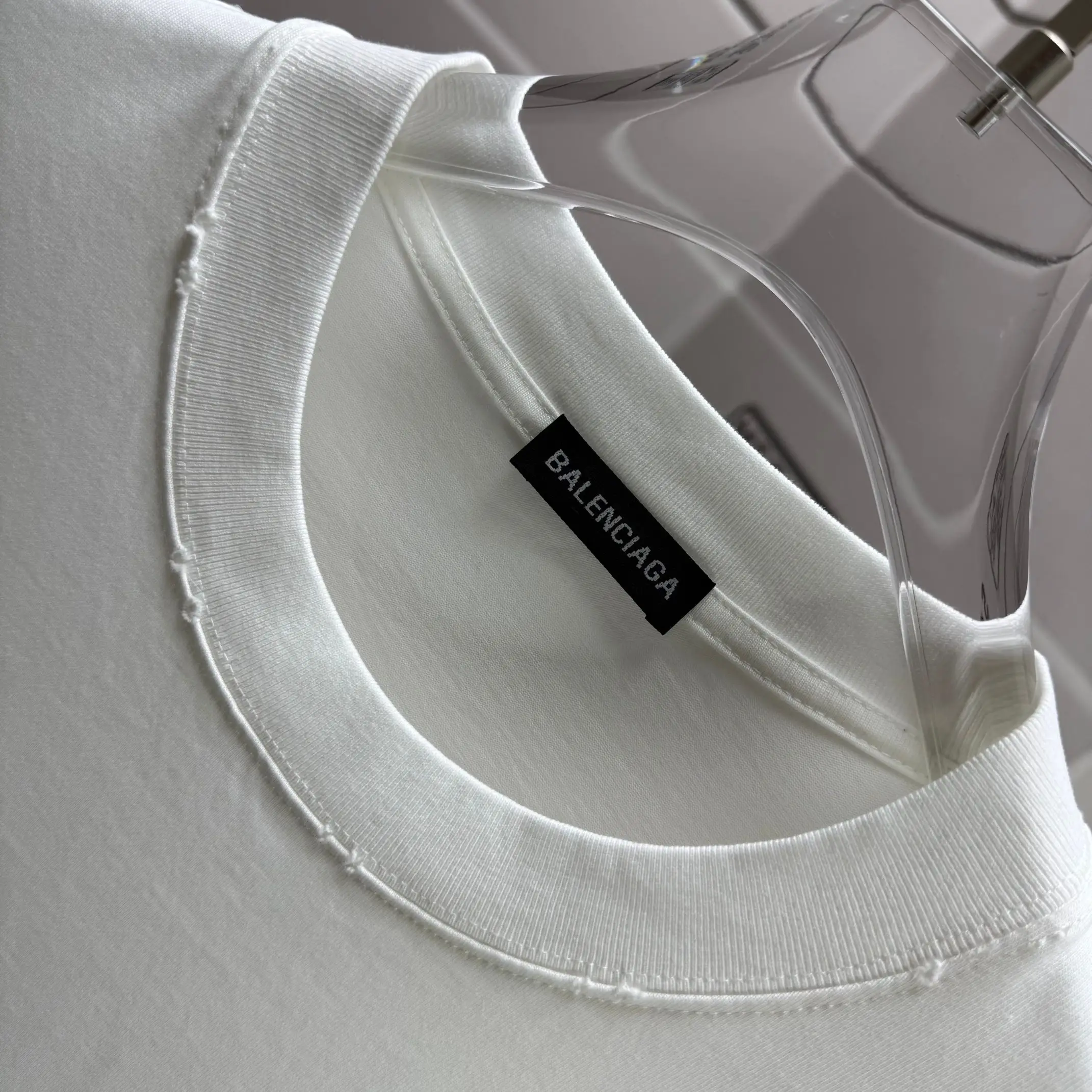 Logo-Print Distressed Cotton-Jersey T-Shirt D14015192 — view 5