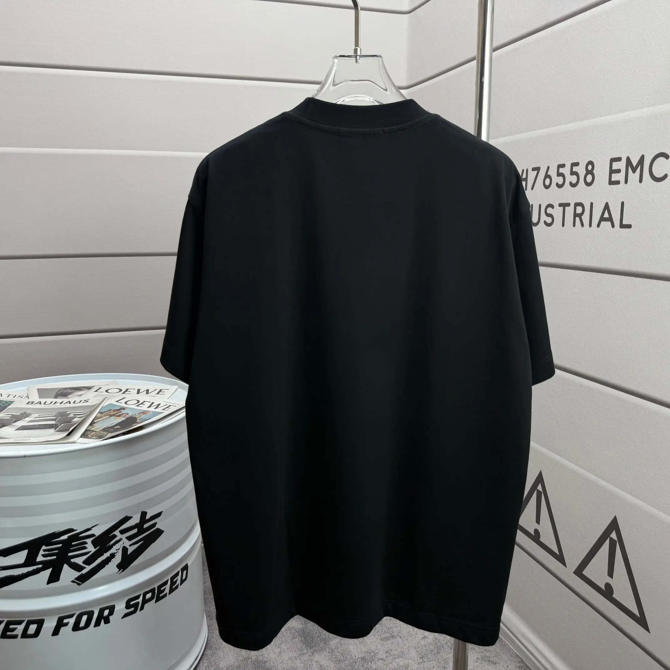 Logo-Flocked Cotton Jersey T-Shirt D14012137 — view 2