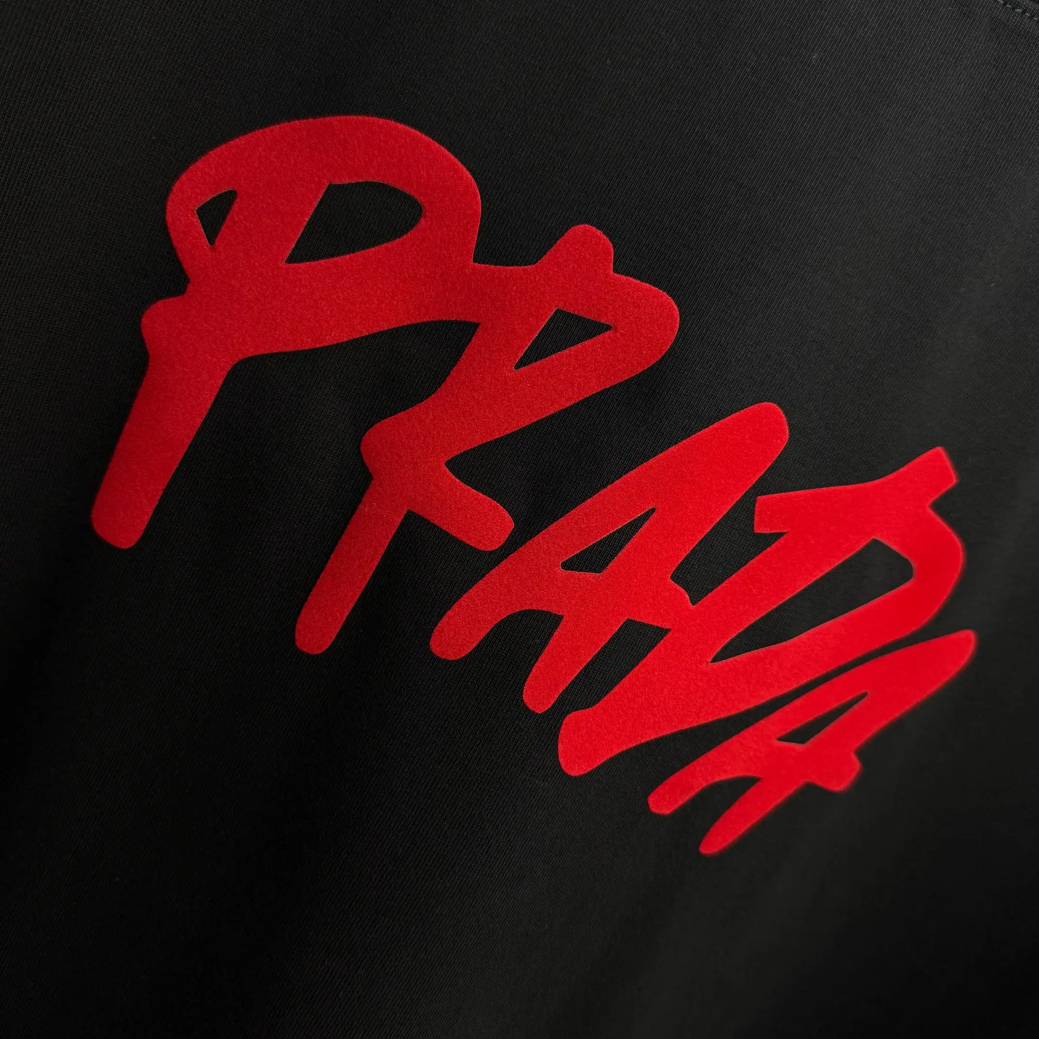 Logo-Flocked Cotton Jersey T-Shirt D14012137 — view 5