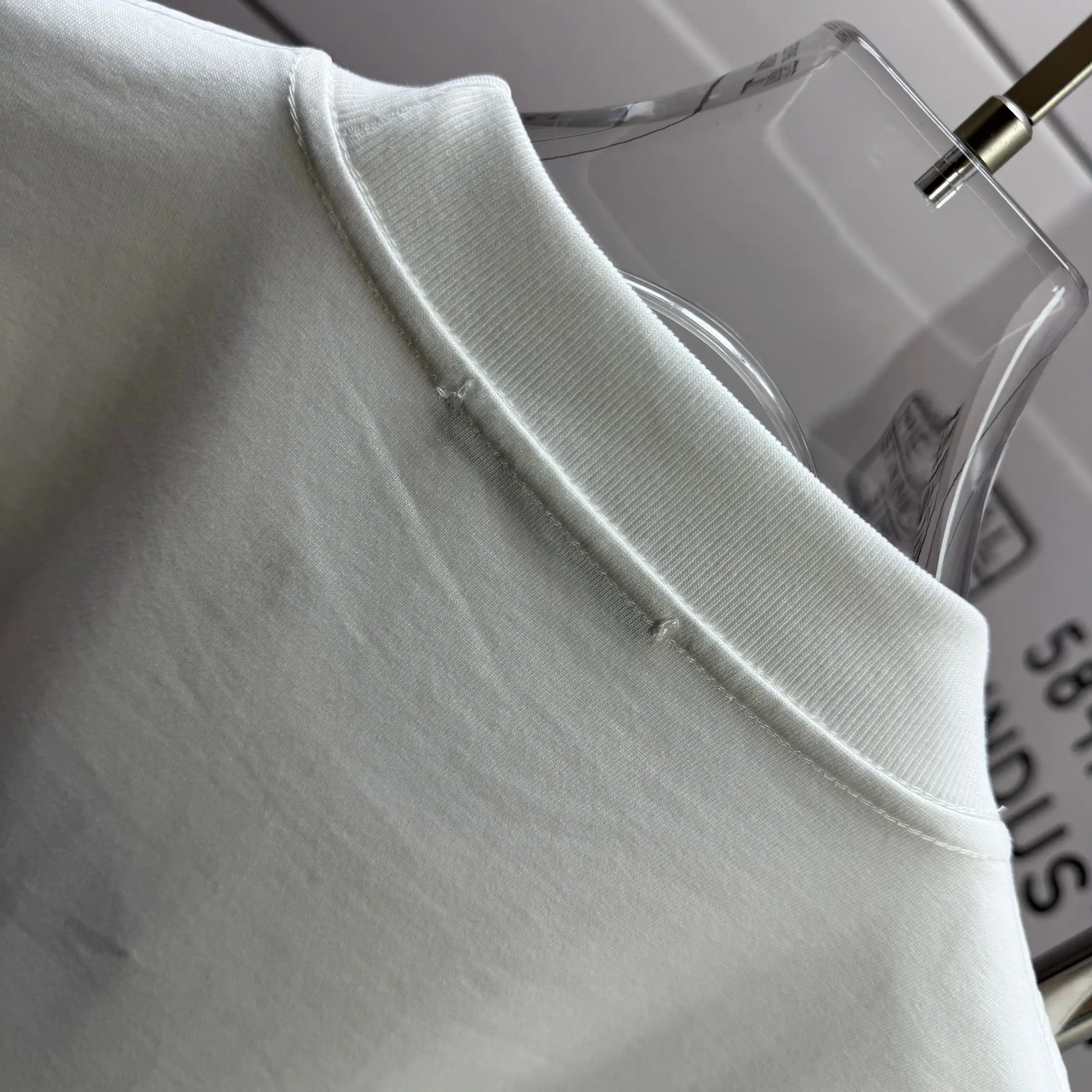 Logo Flocked Cotton Jersey T-Shirt D14012136 — view 8