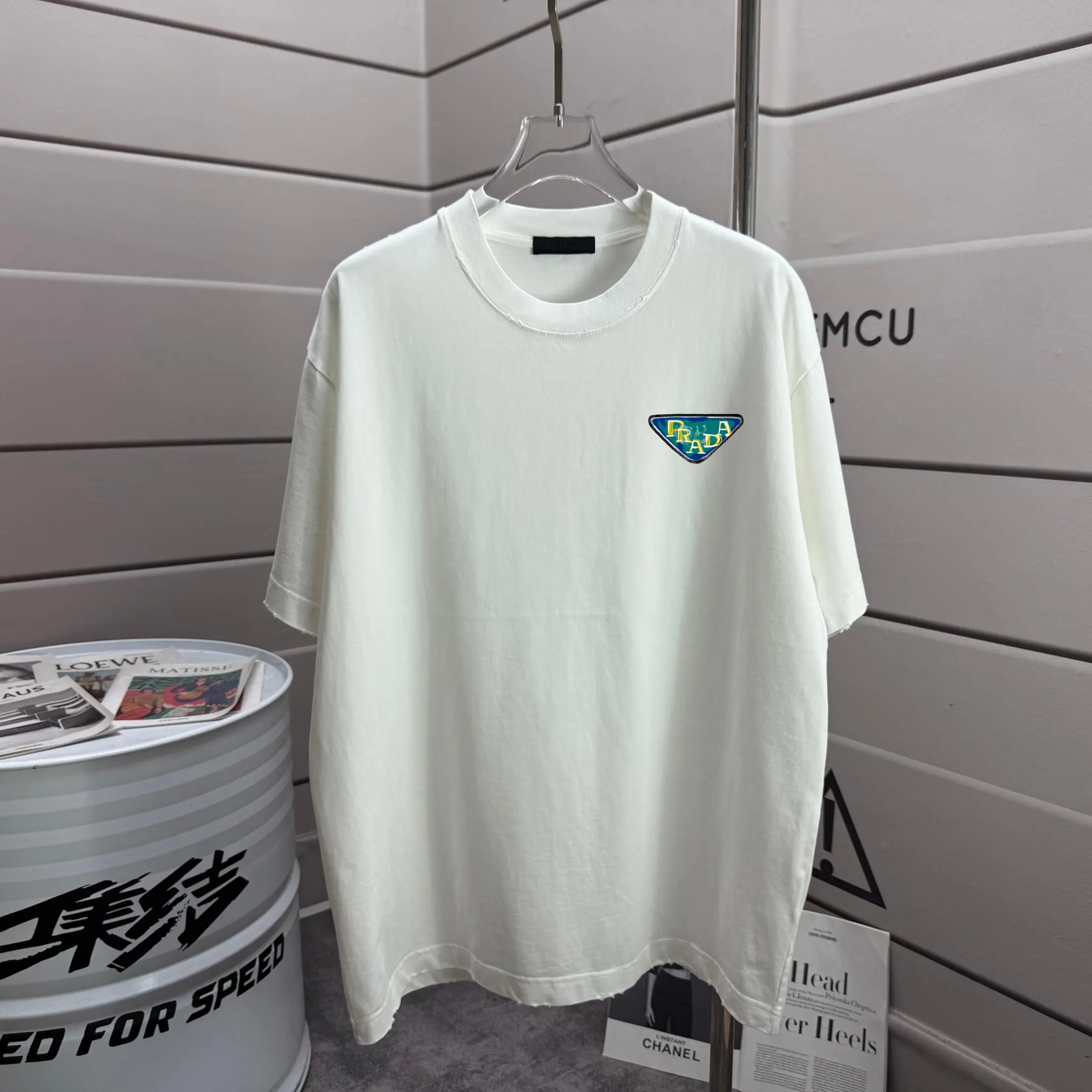 Logo Graphic Distressed Cotton T-Shirt D14015188 — view 2
