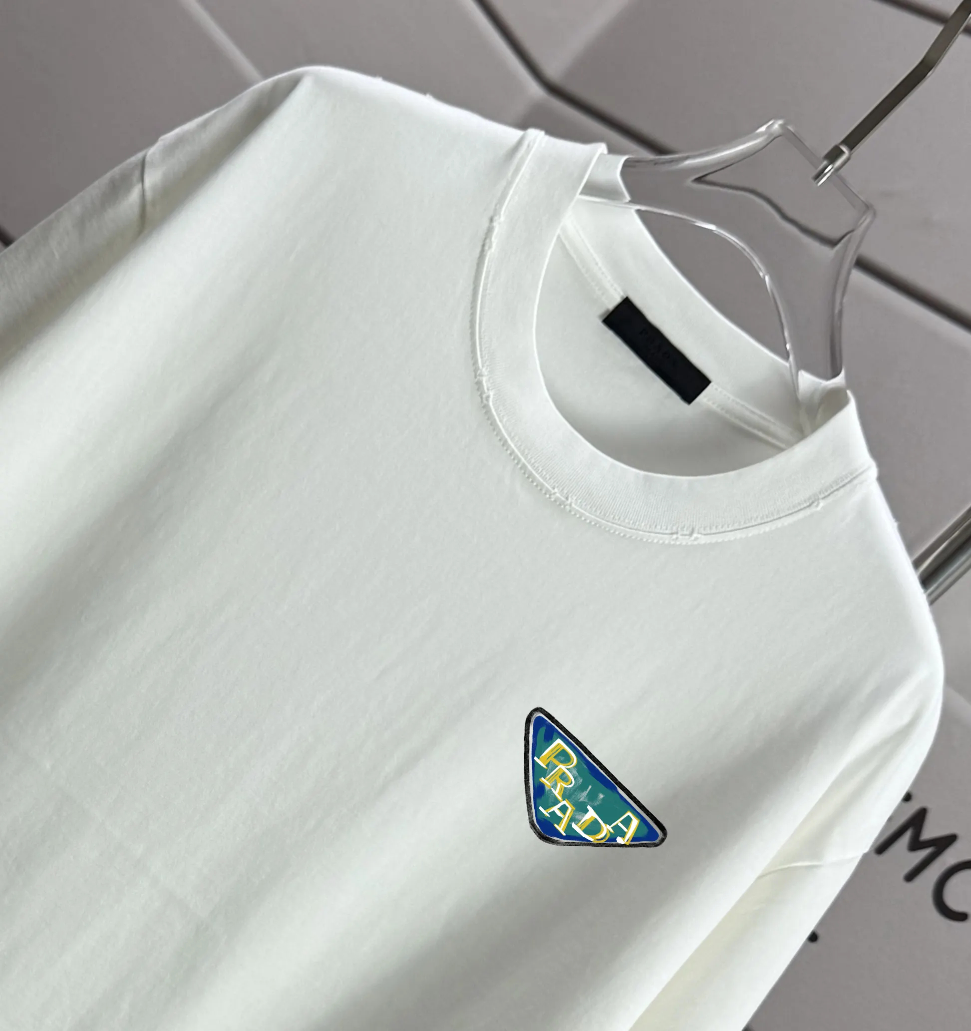 Logo Graphic Distressed Cotton T-Shirt D14015188 — view 3