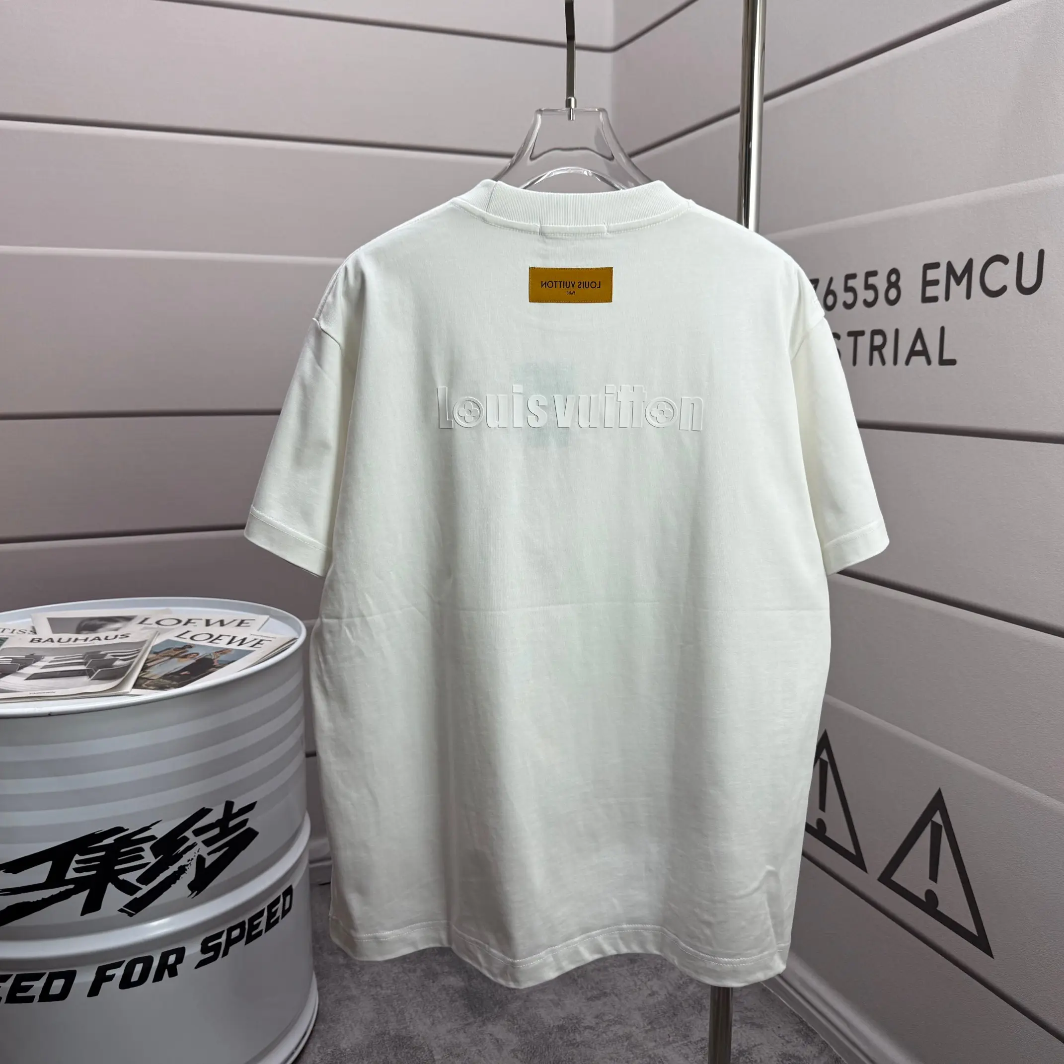 Embossed Logo Cotton T-Shirt D14015128 — view 2
