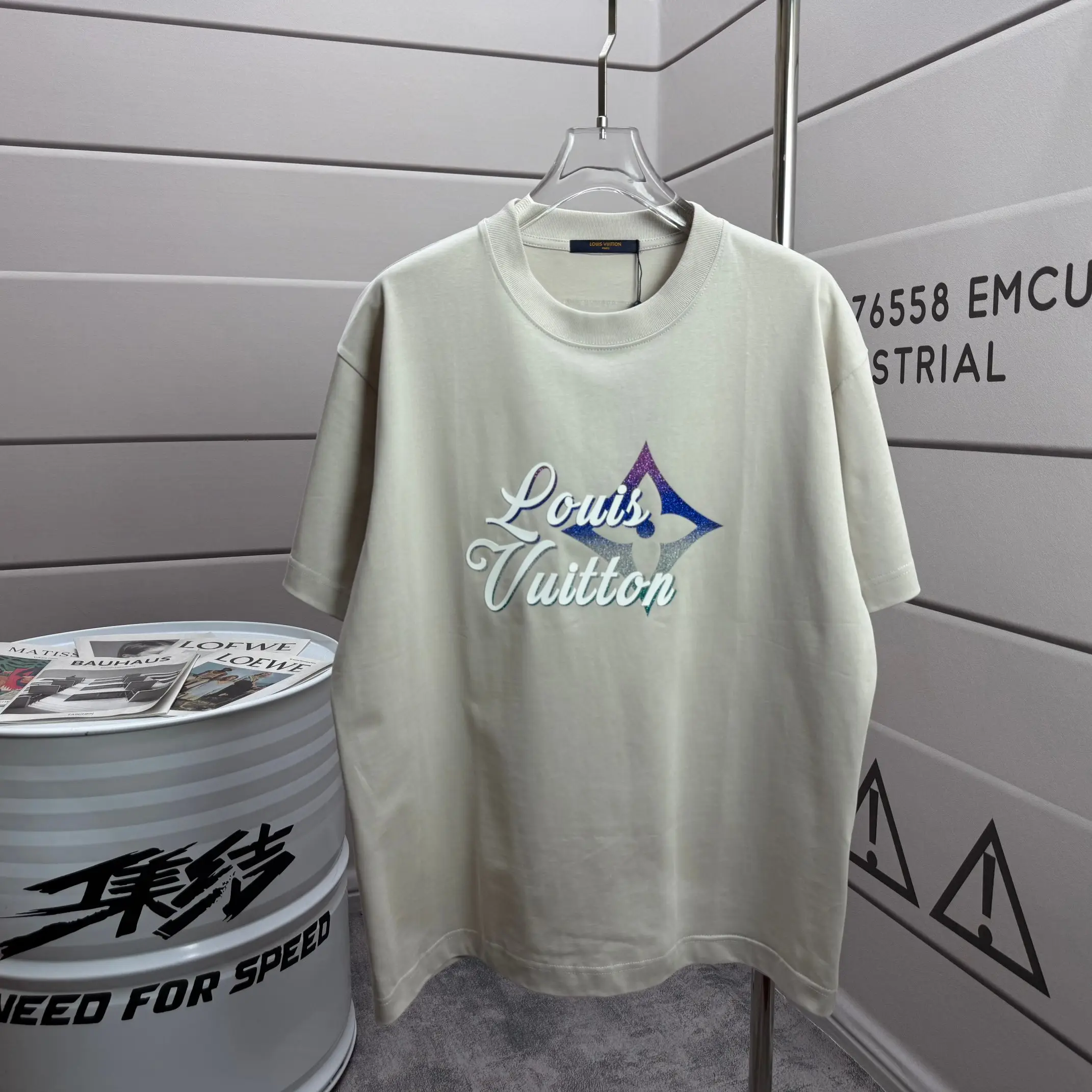Logo Graphic Cotton T-Shirt D14015133