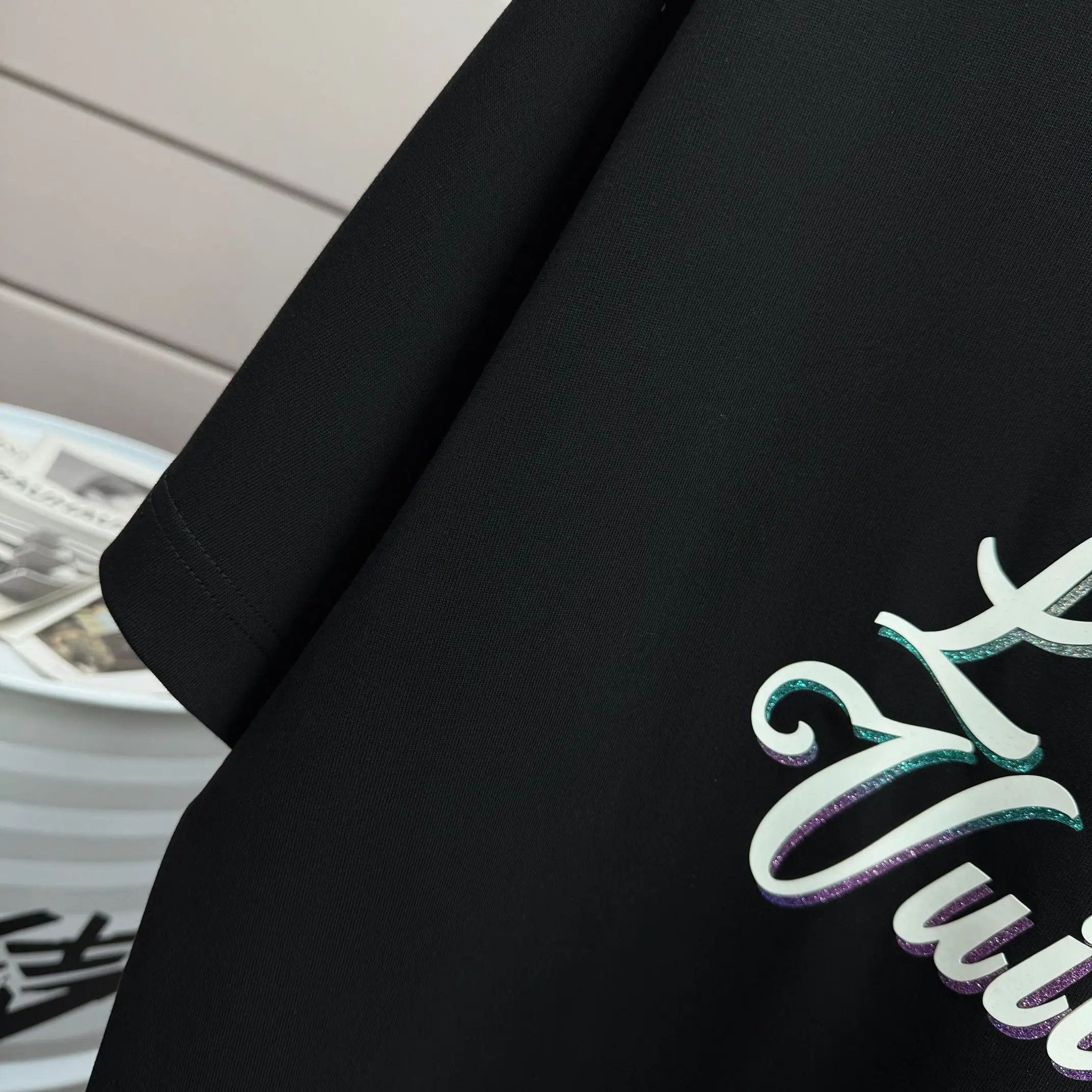 Logo Print Cotton Jersey T-Shirt D14015132 — view 4