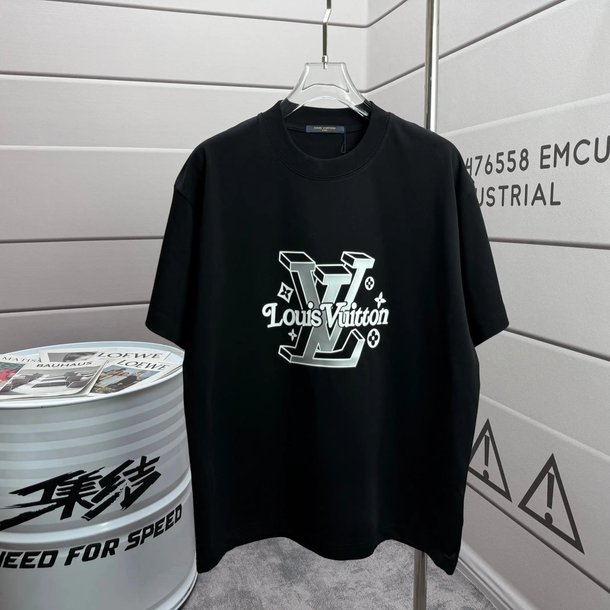 Logo-Print Cotton Jersey T-Shirt D14015126