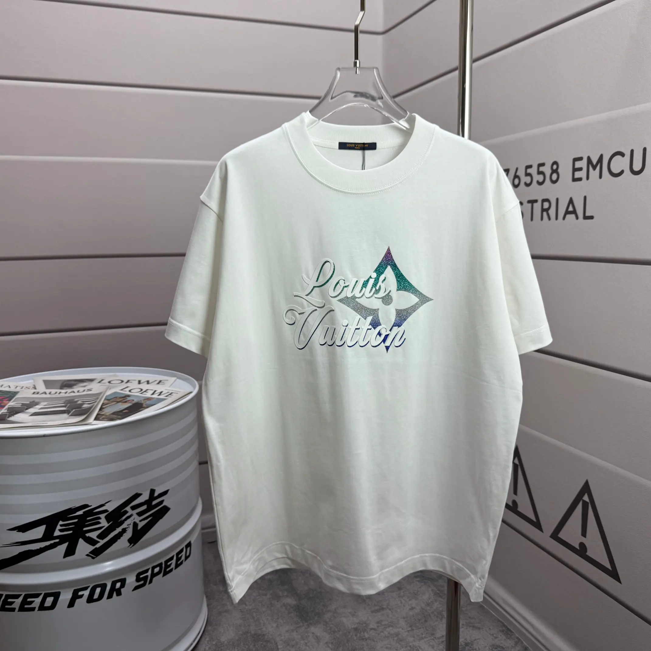 Logo Graphic Cotton Jersey T-Shirt D14015131
