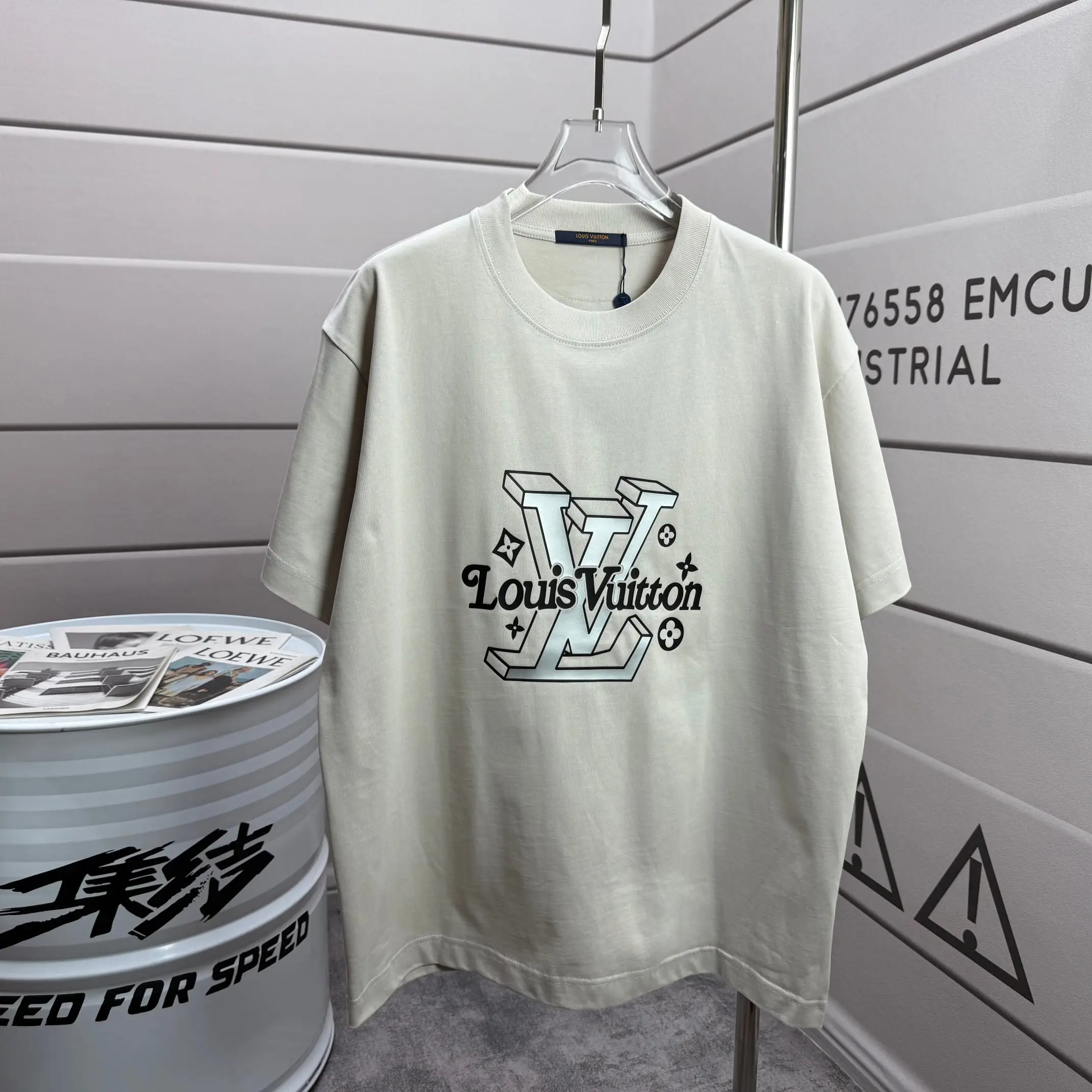 Logo Graphic Cotton Jersey T-Shirt D14015127