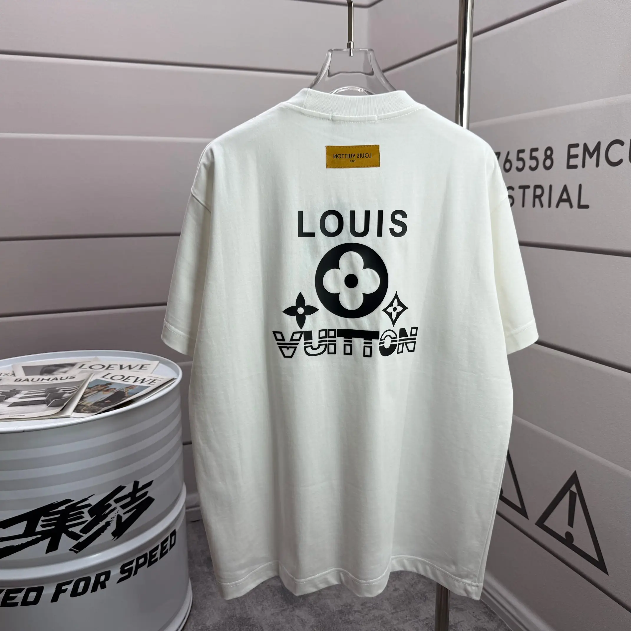 Logo Print Cotton Jersey T-Shirt D14012138