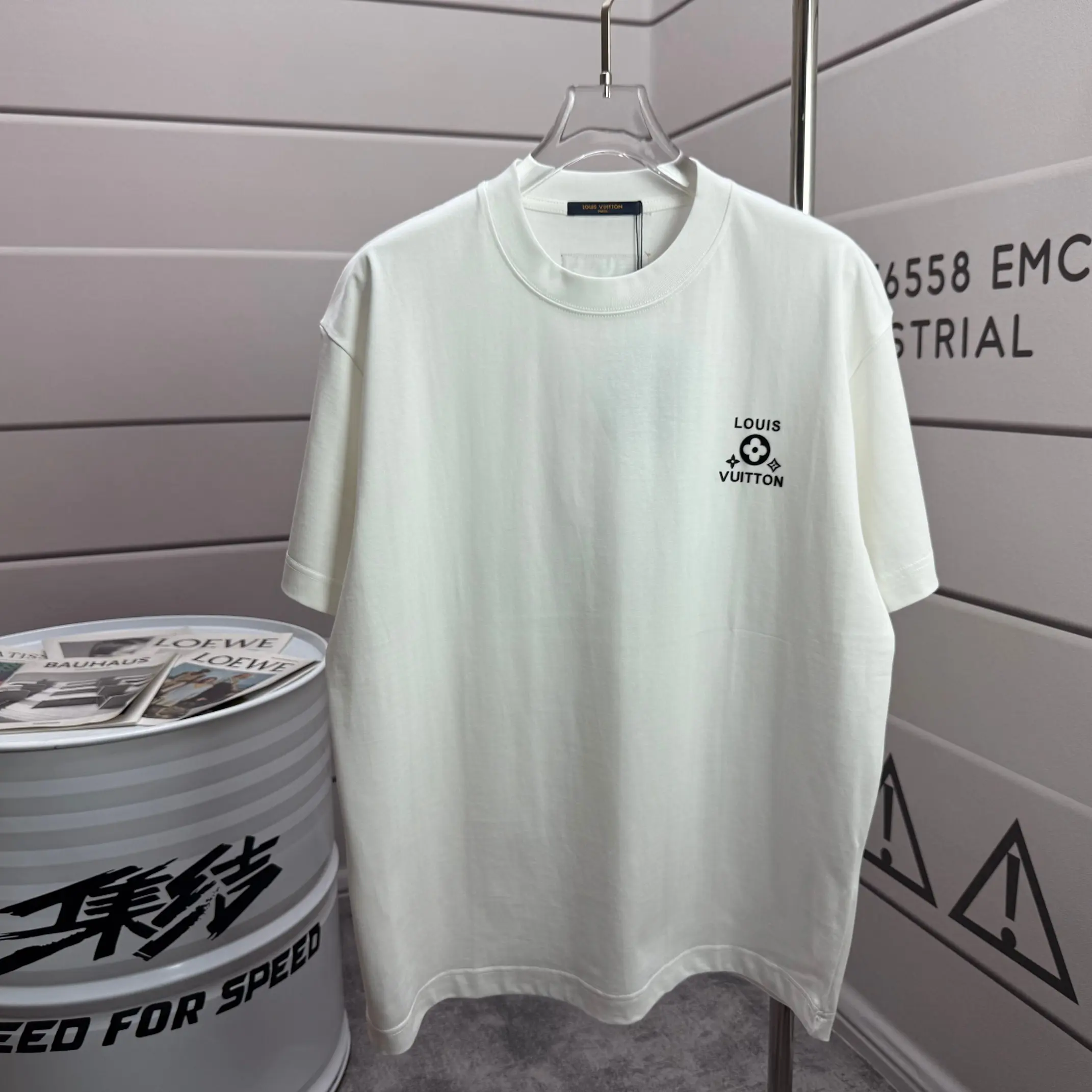 Logo Print Cotton Jersey T-Shirt D14012138 — view 2