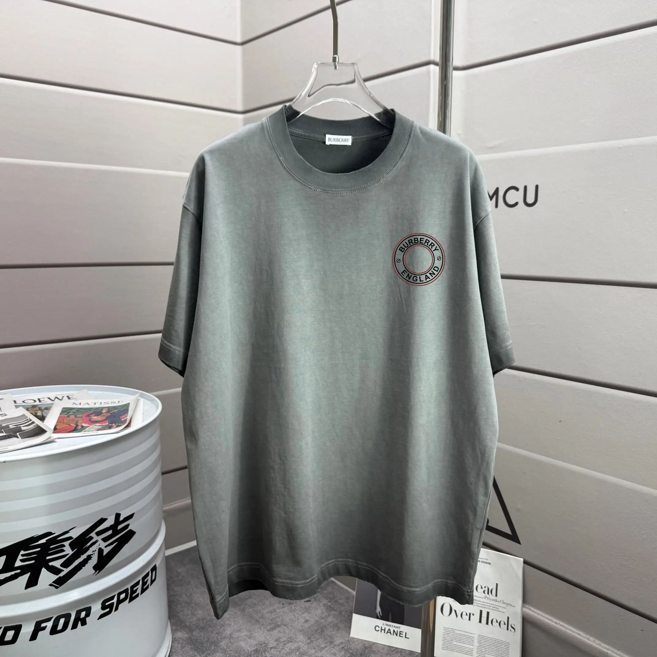 Logo Graphic Washed Cotton T-Shirt D14012143