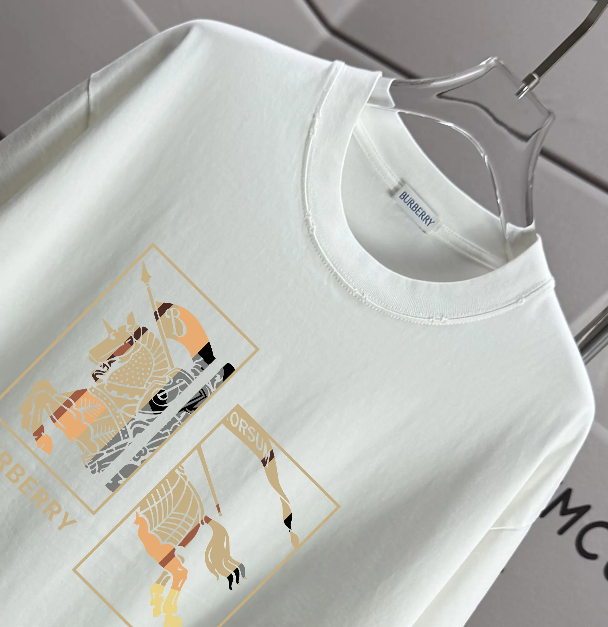 Logo Graphic Distressed Cotton T-Shirt D14012145 — view 3