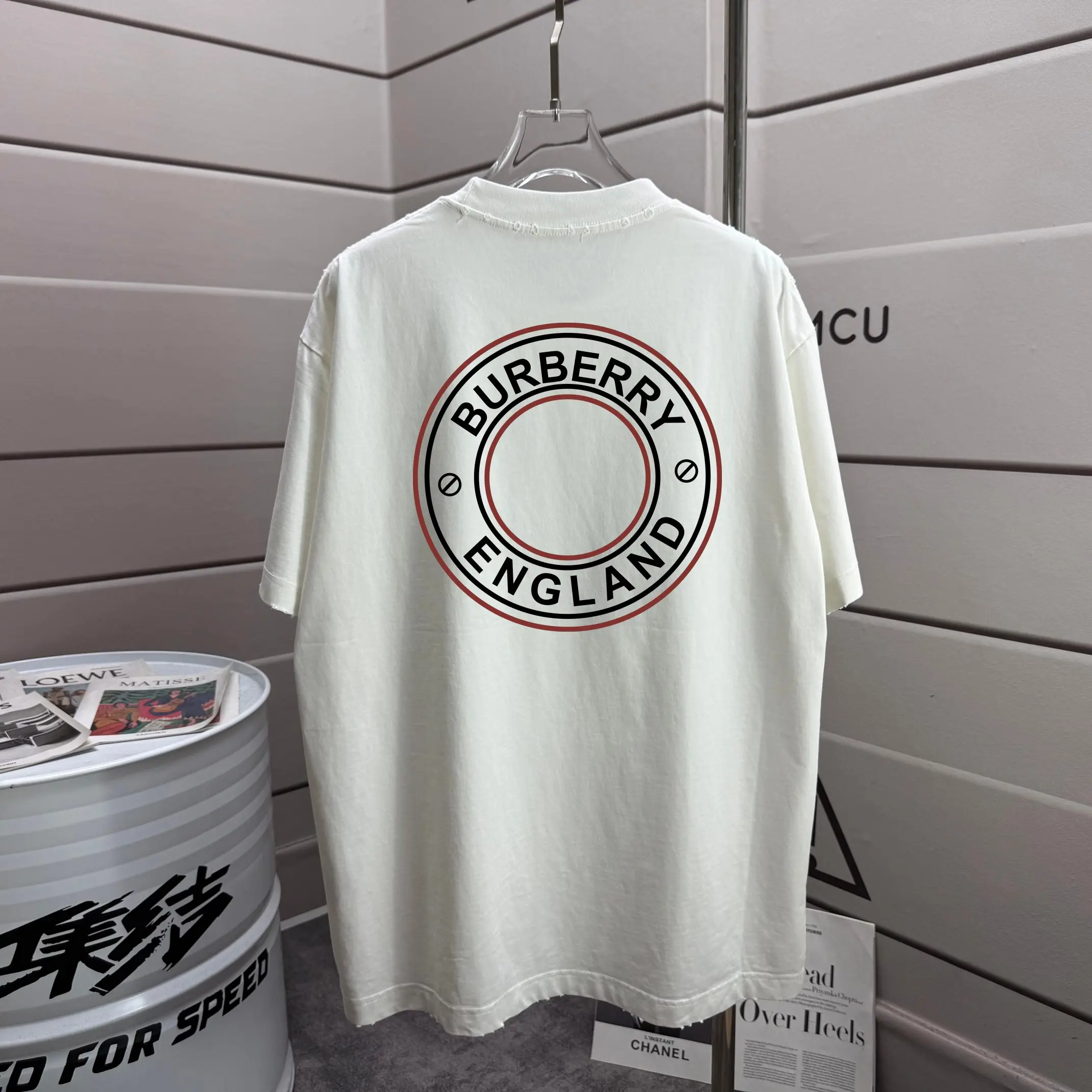 Logo Graphic Distressed Cotton T-Shirt D14012141 — view 2
