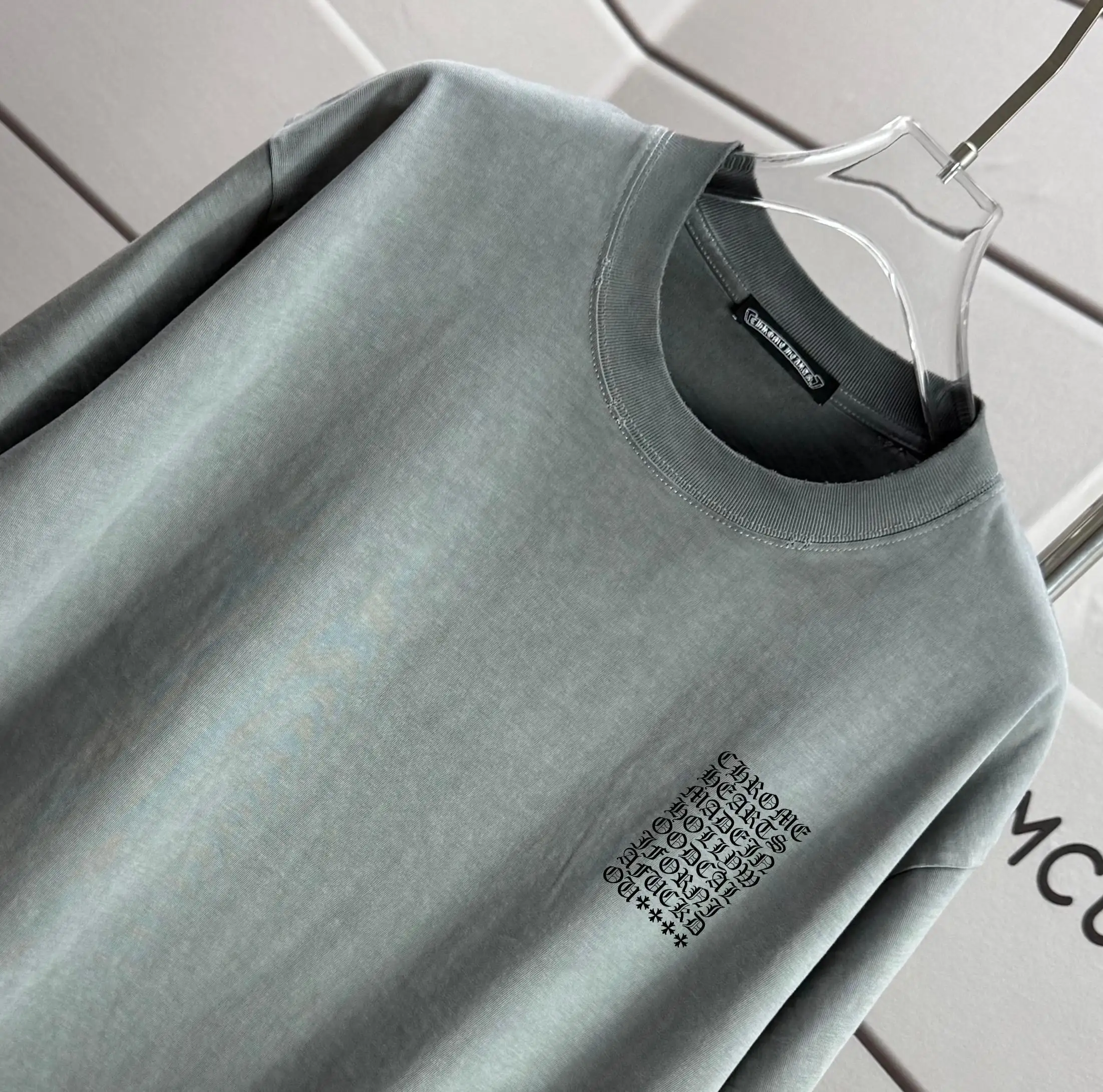 Washed Graphic Print Cotton T-Shirt D14015201 — view 3