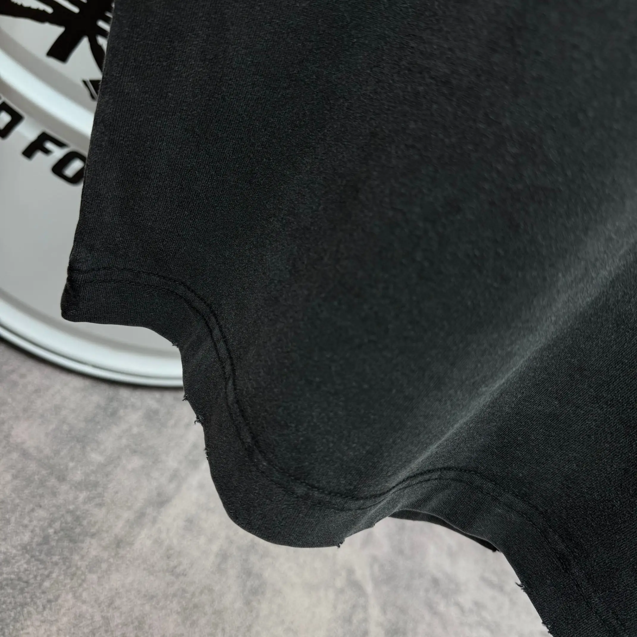 Logo Print Washed Cotton T-Shirt D14015124 — view 9