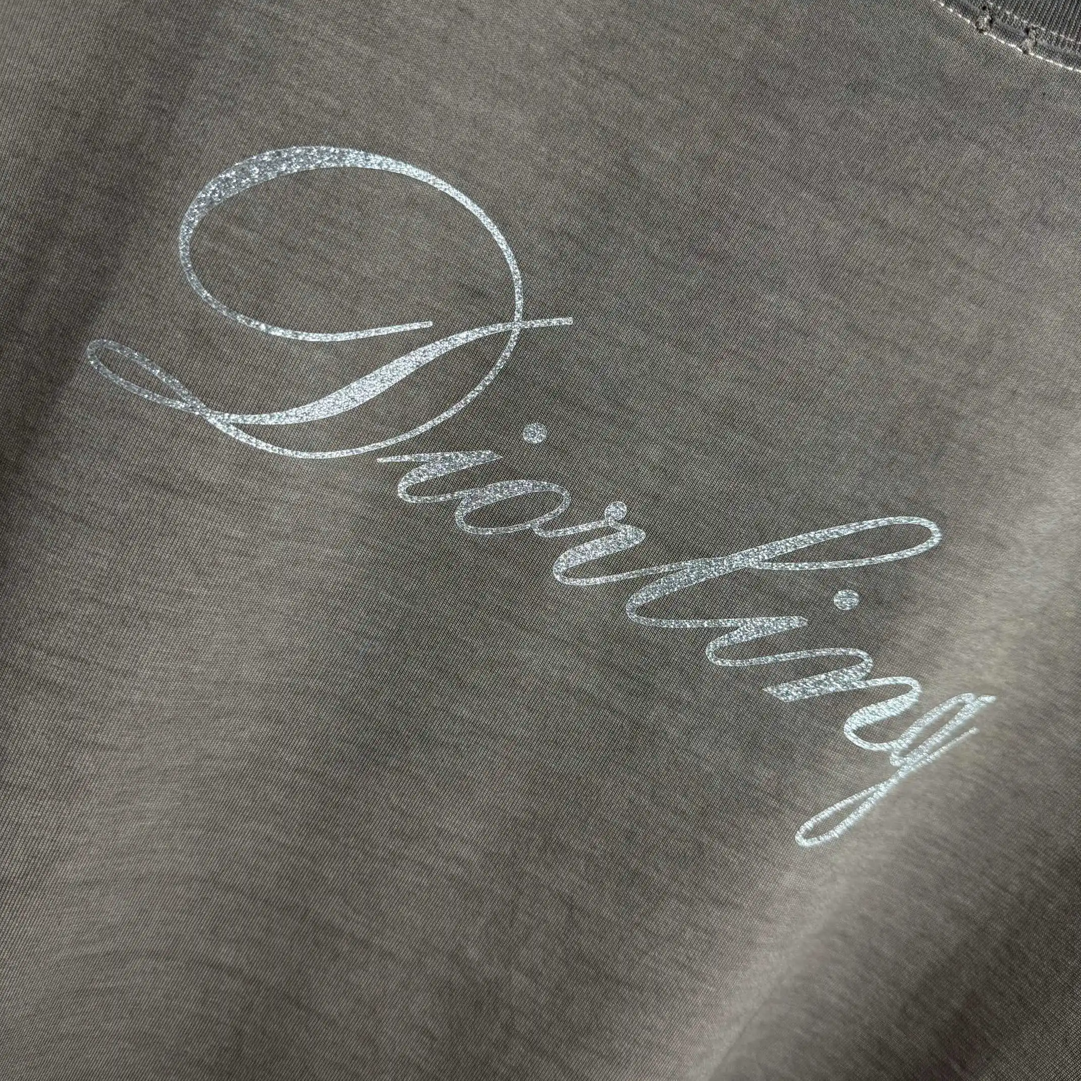 Diorling Logo Distressed Cotton T-Shirt D14012129 — view 5