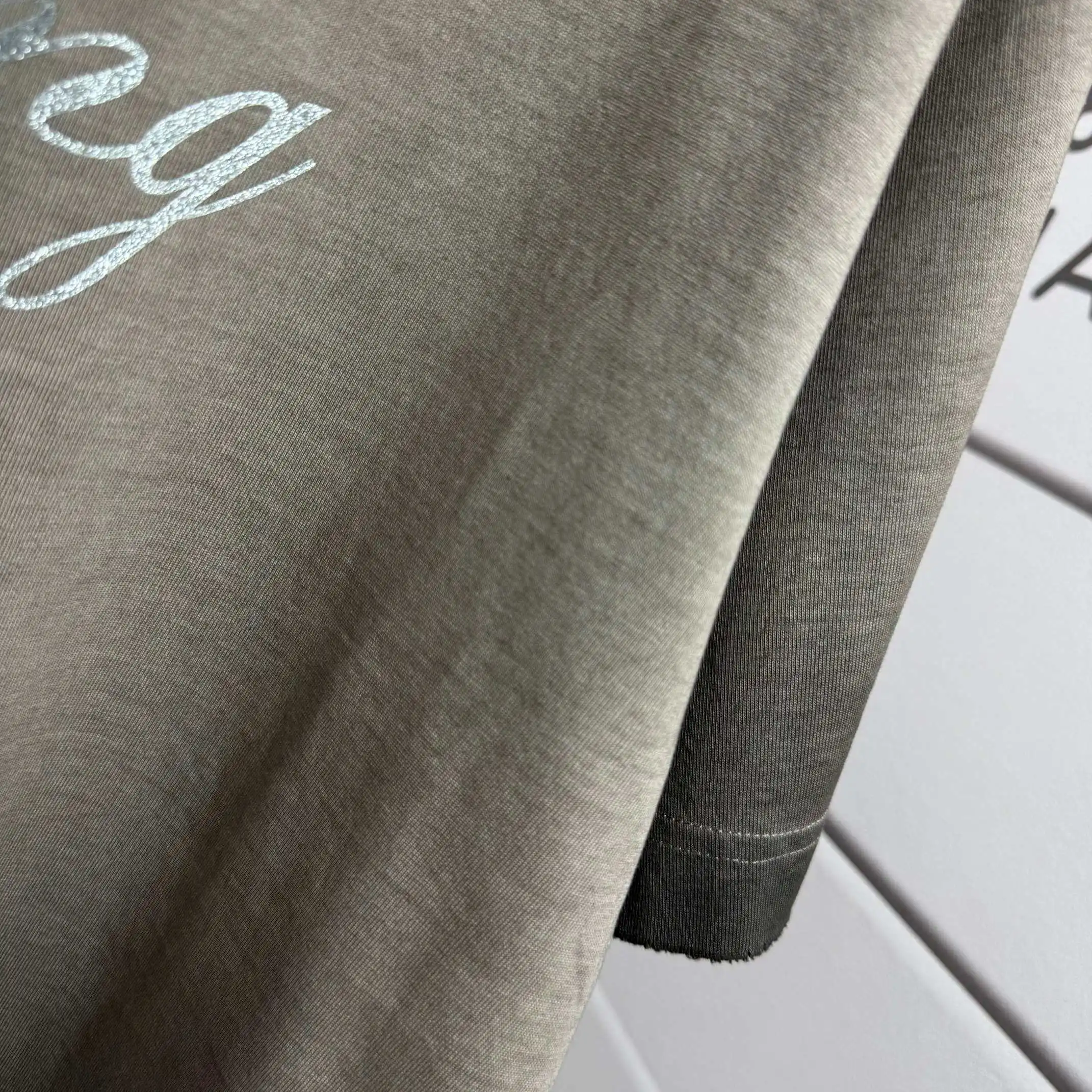 Diorling Logo Distressed Cotton T-Shirt D14012129 — view 6