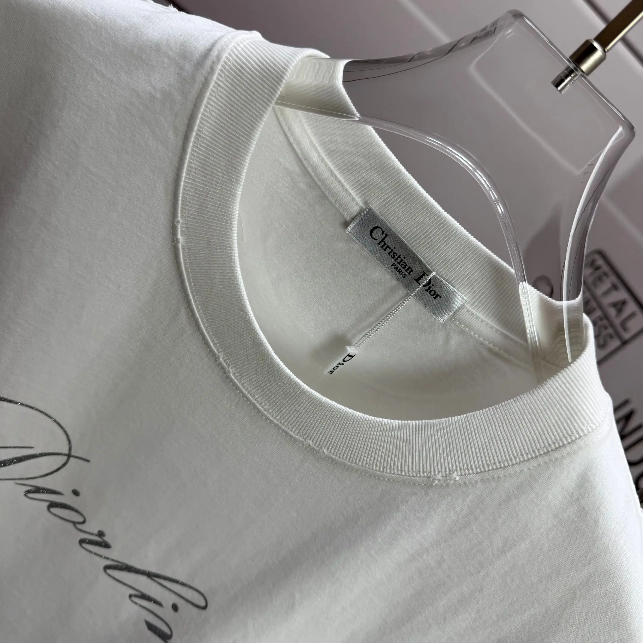 Diorling Logo Print Cotton T-Shirt D14012126 — view 3