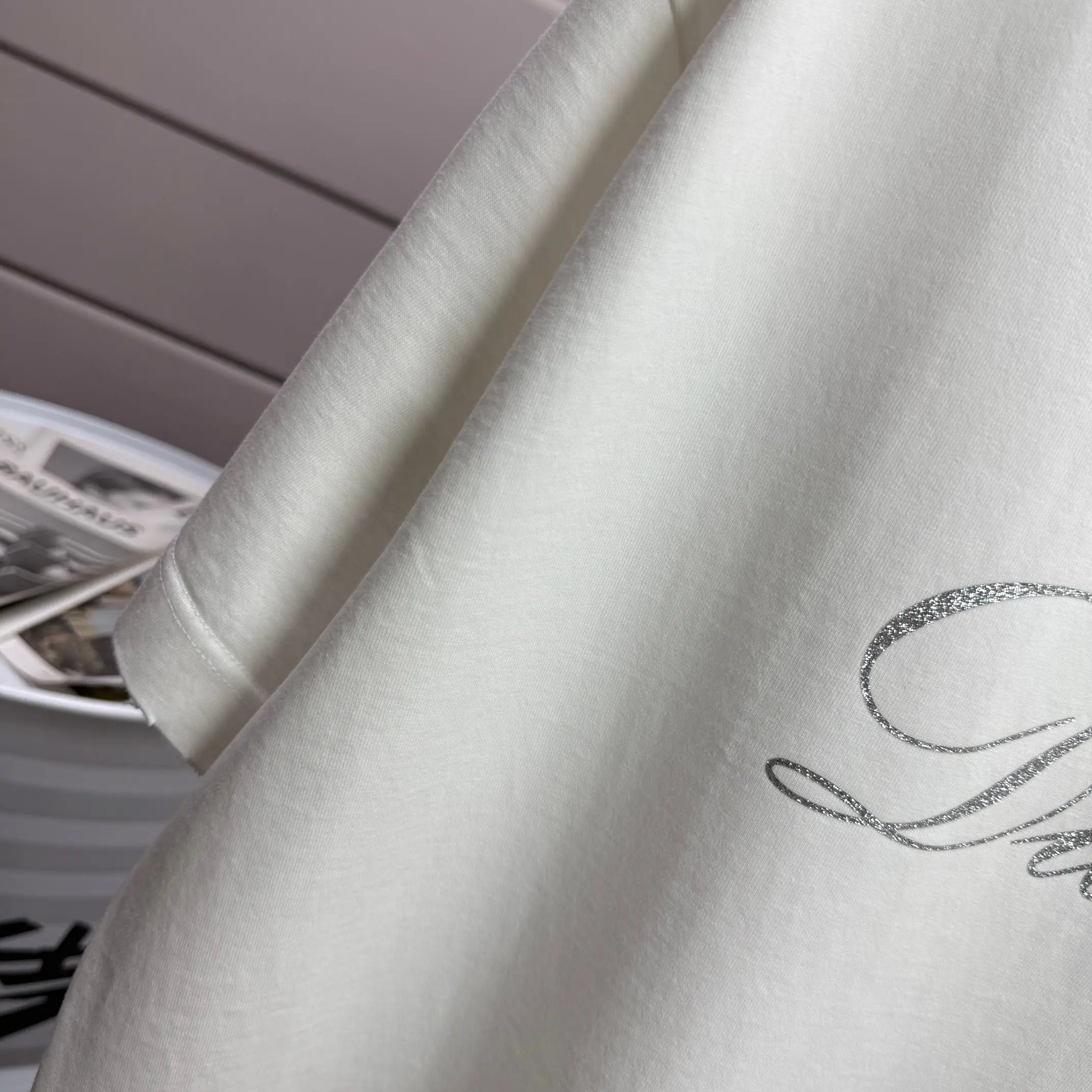 Diorling Logo Print Cotton T-Shirt D14012126 — view 4