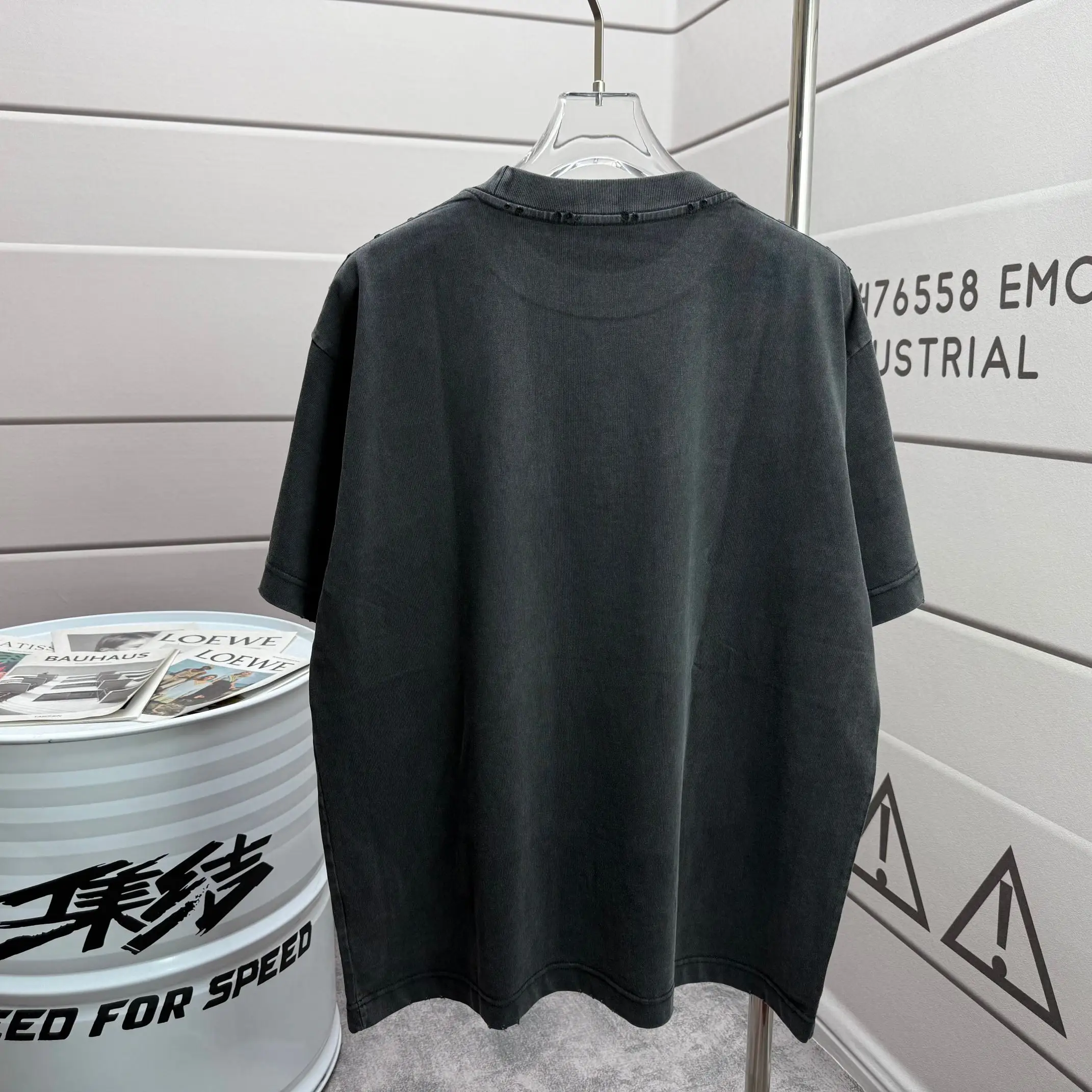 Diorling Logo Washed Cotton T-Shirt D14012127 — view 2