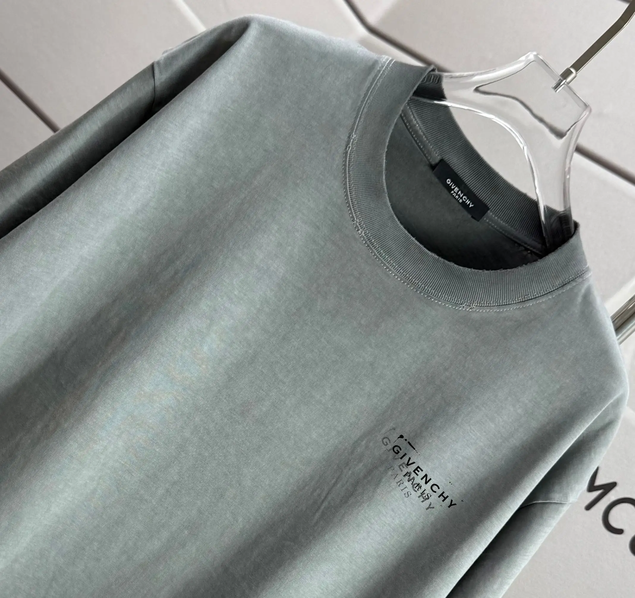 Distressed Logo-Print Cotton T-Shirt D14015185 — view 3