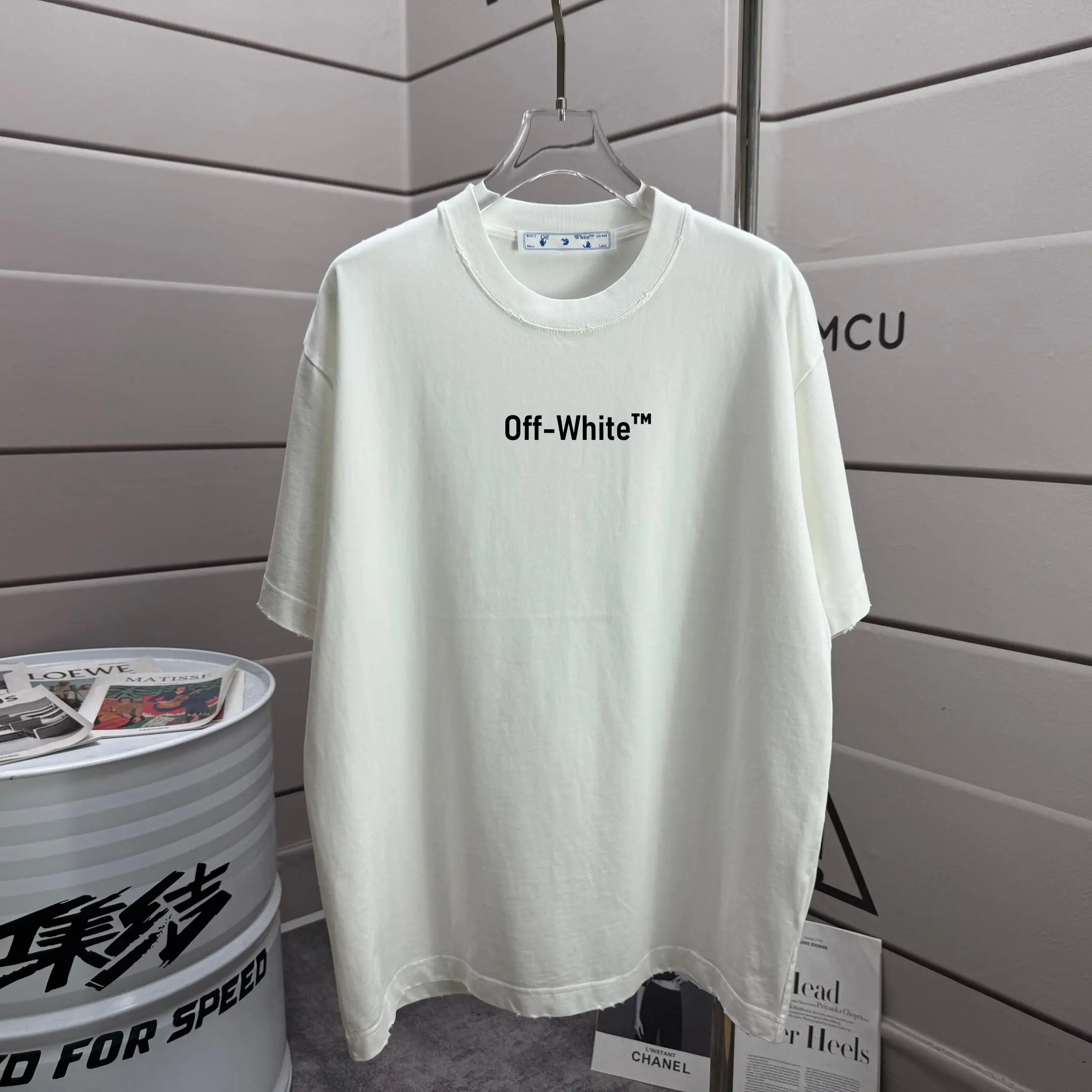 Distressed Graphic Print Cotton T-Shirt D14015224 — view 2