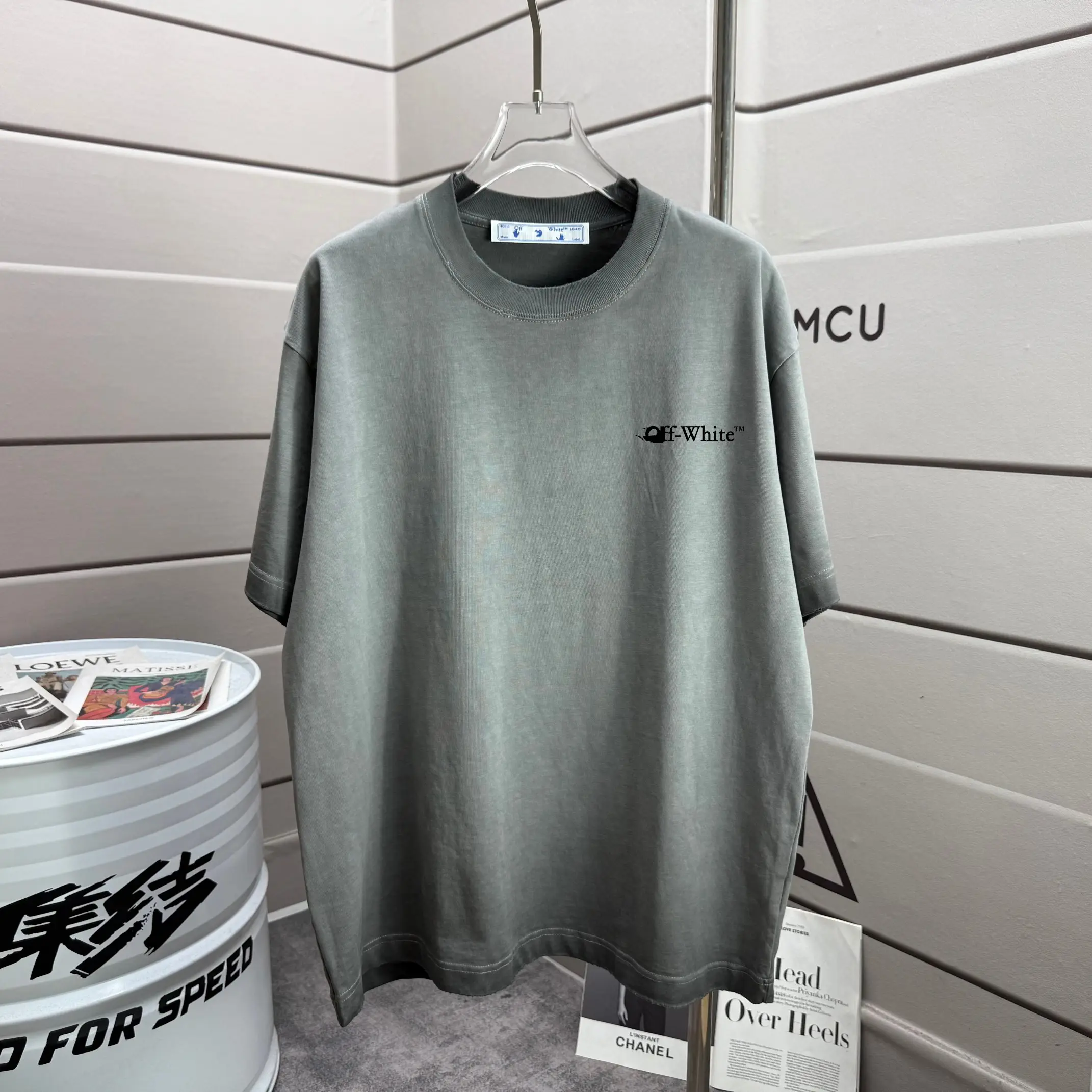 Distressed Arrows Logo Cotton T-Shirt D14012175 — view 2