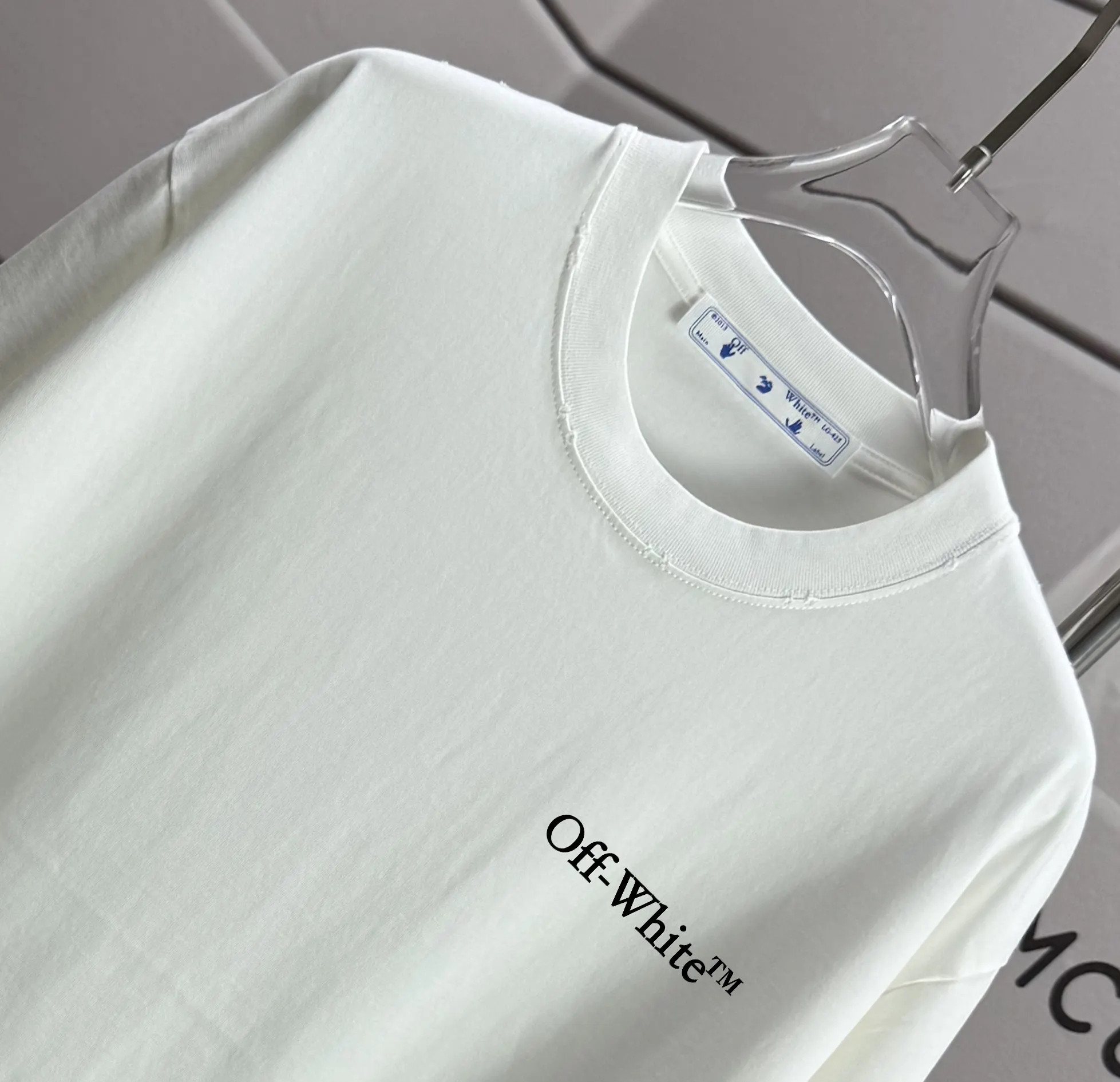 Arrows Logo Distressed Cotton T-Shirt D14015150 — view 3