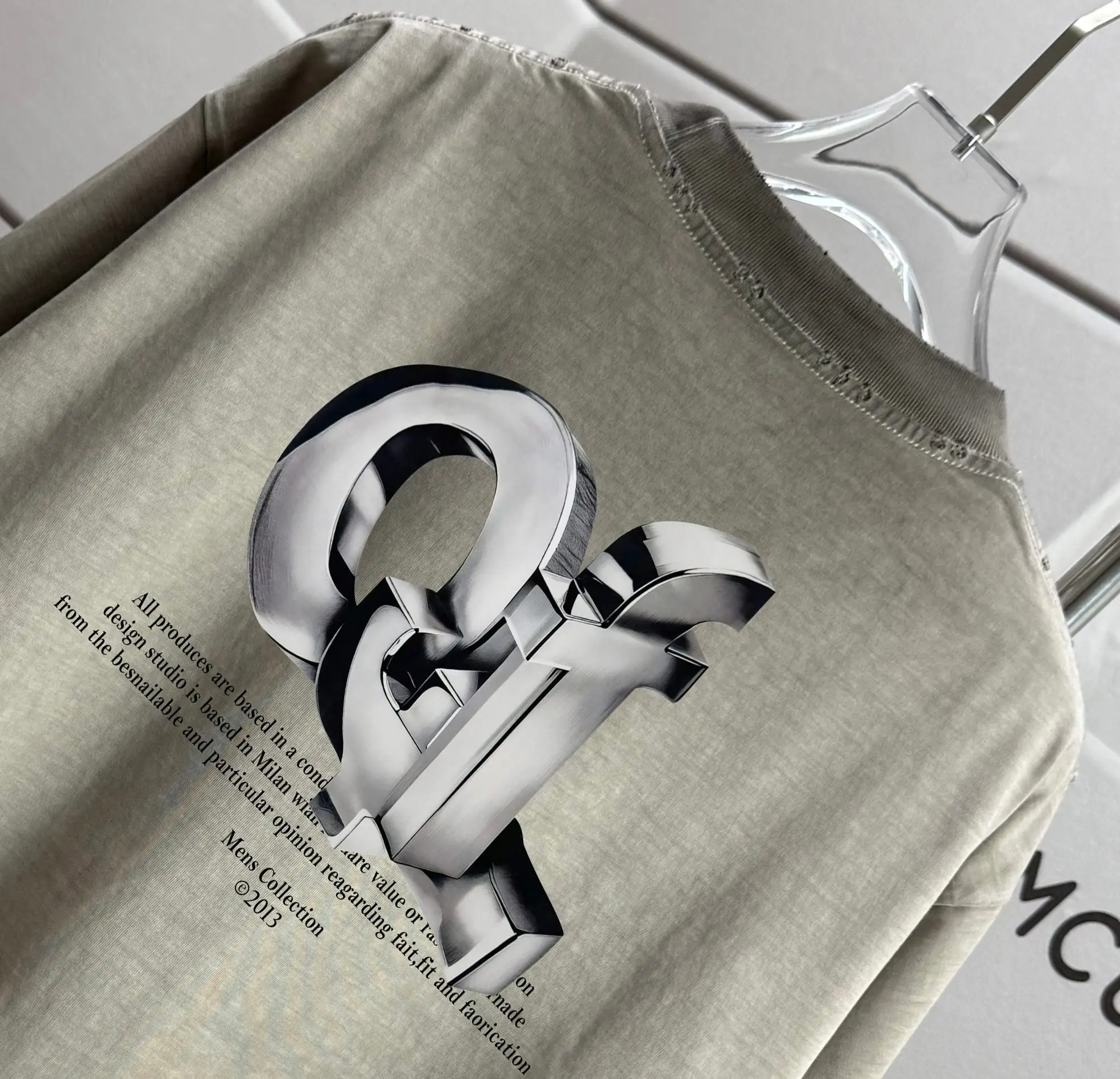 Off-White Distressed Washed Cotton T-Shirt D14015157 — view 3