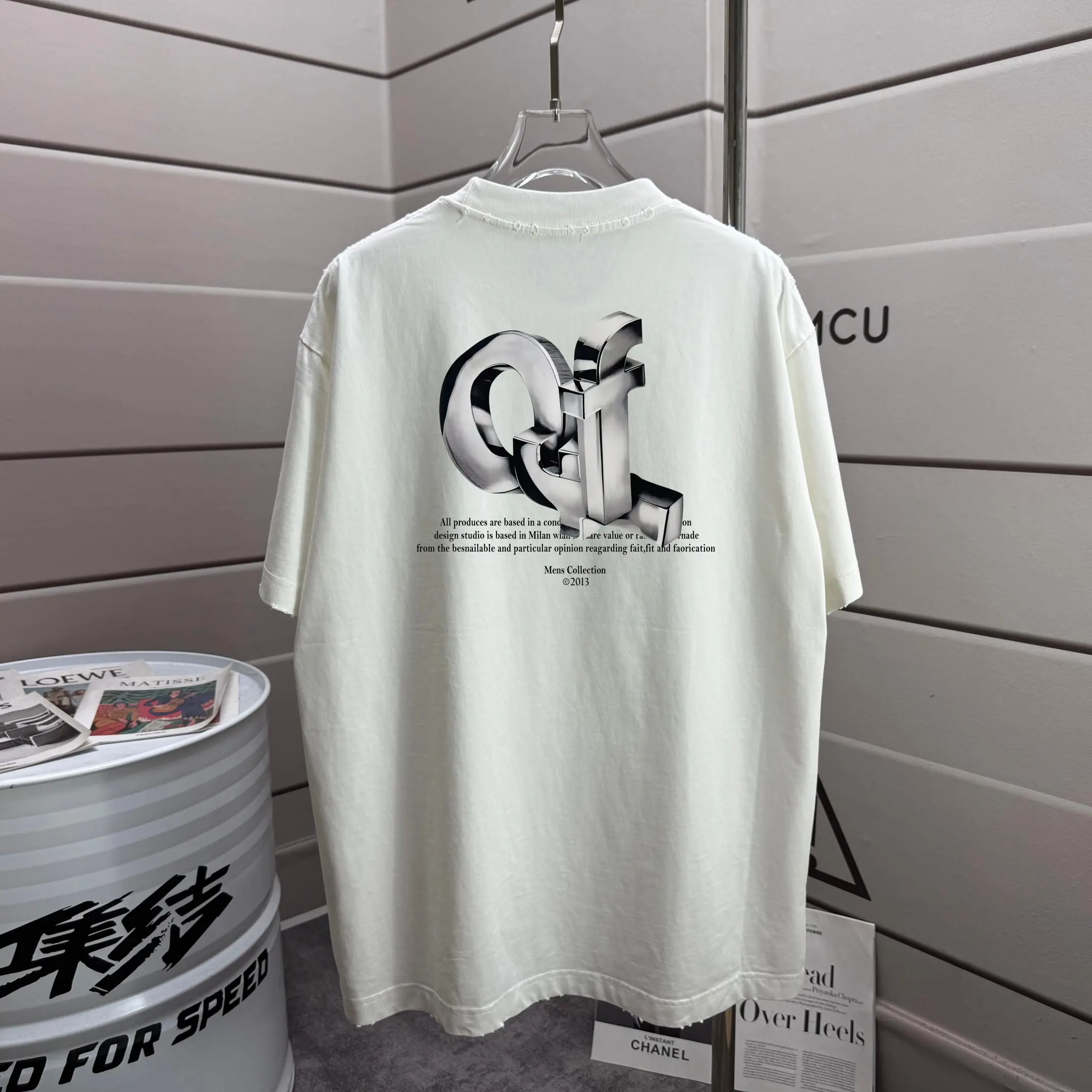 Distressed Graphic Logo T-Shirt D14015154
