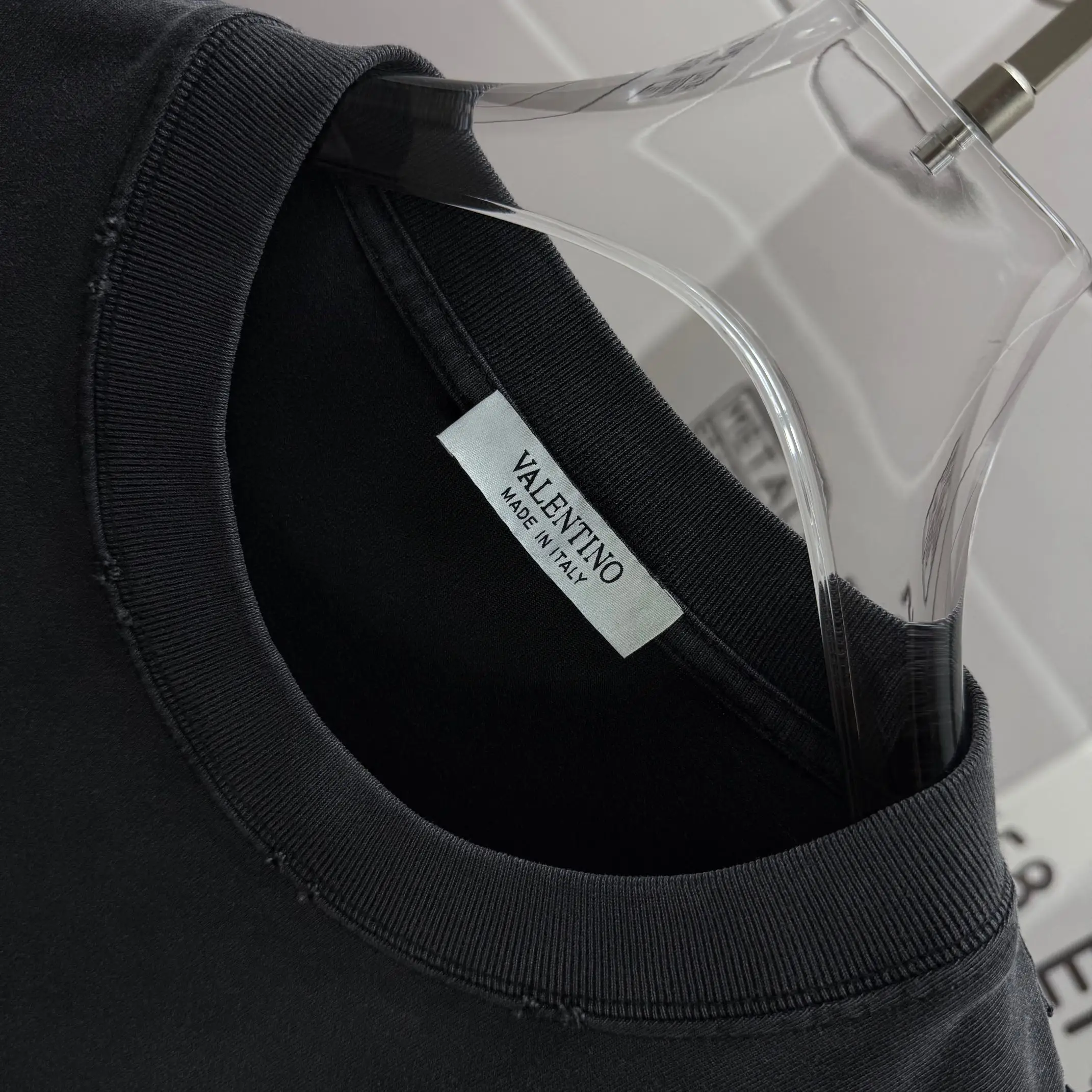 Logo Print Washed Cotton T-Shirt D14015215 — view 5