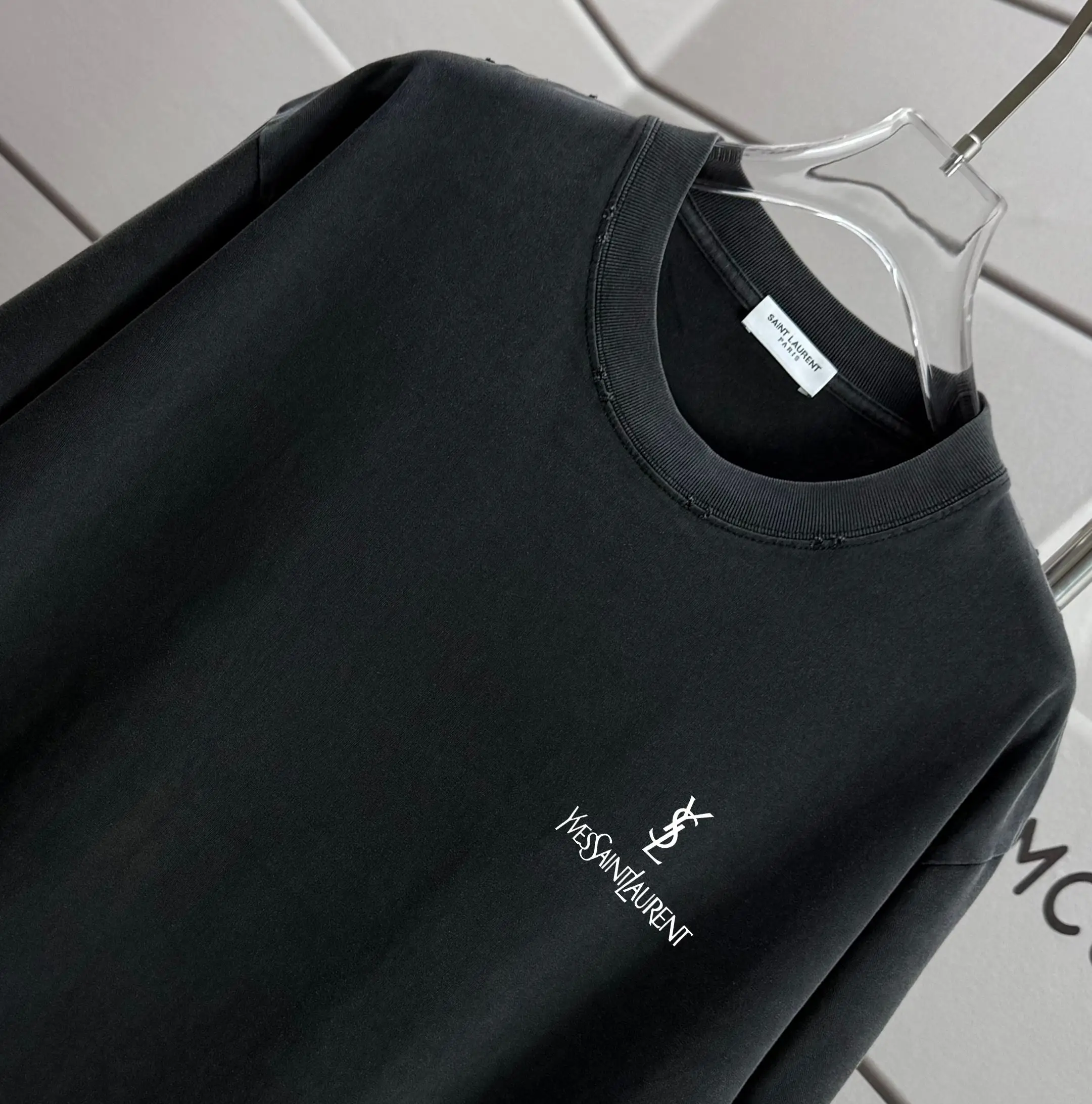 Logo Print Washed Cotton T-Shirt D14015207 — view 3