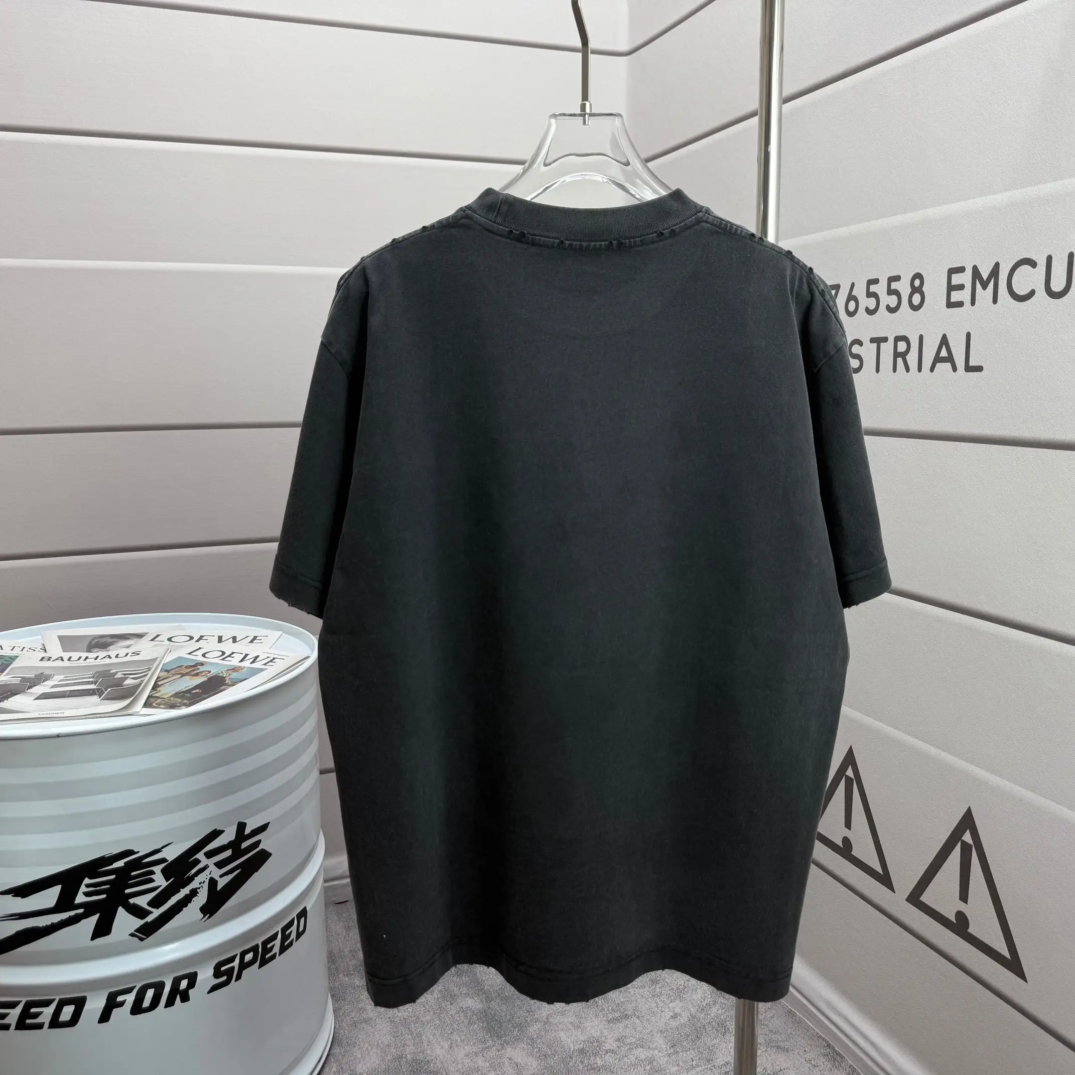 Logo Print Washed Cotton T-Shirt D14515098 — view 2