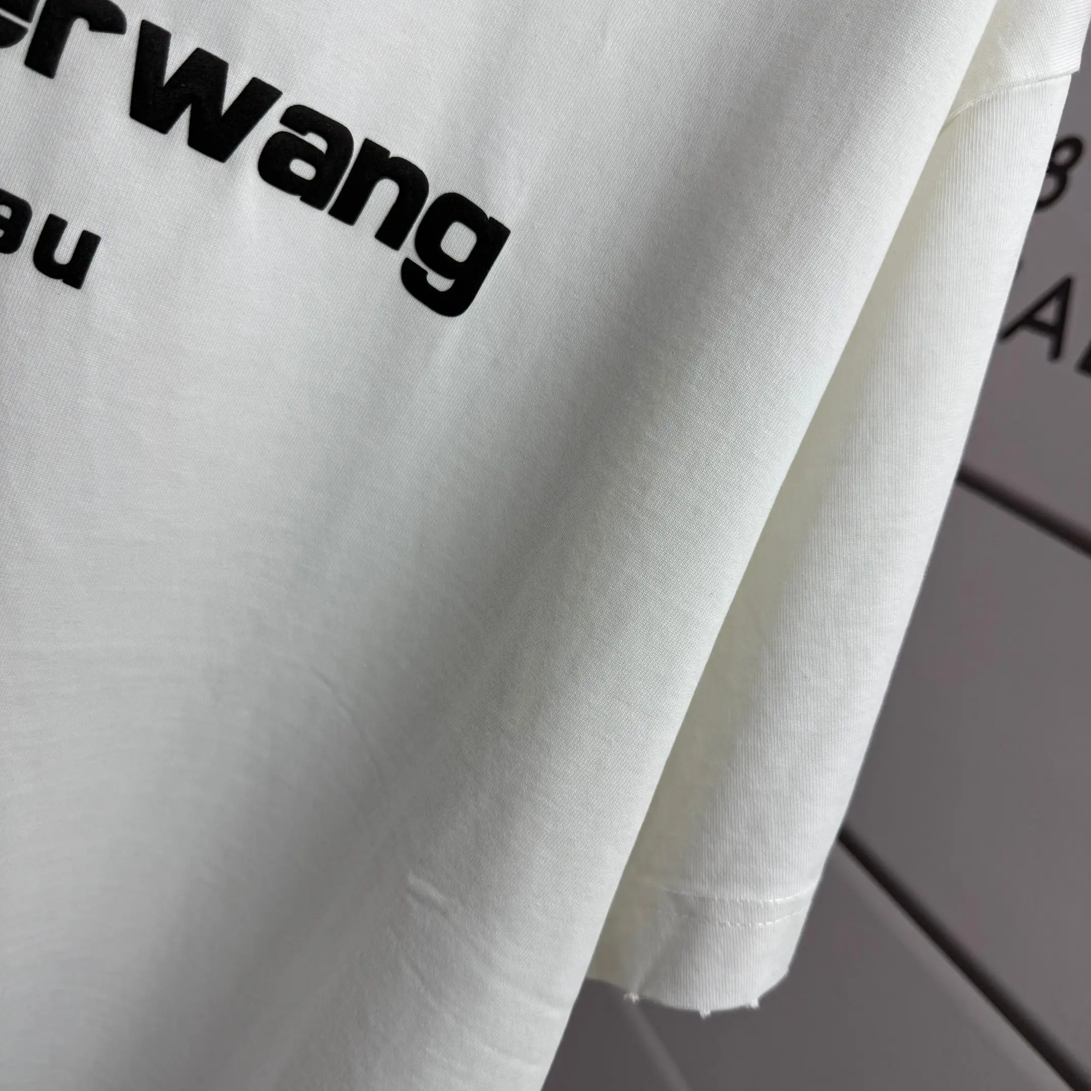 Logo Print Distressed Cotton T-Shirt D14515097 — view 6