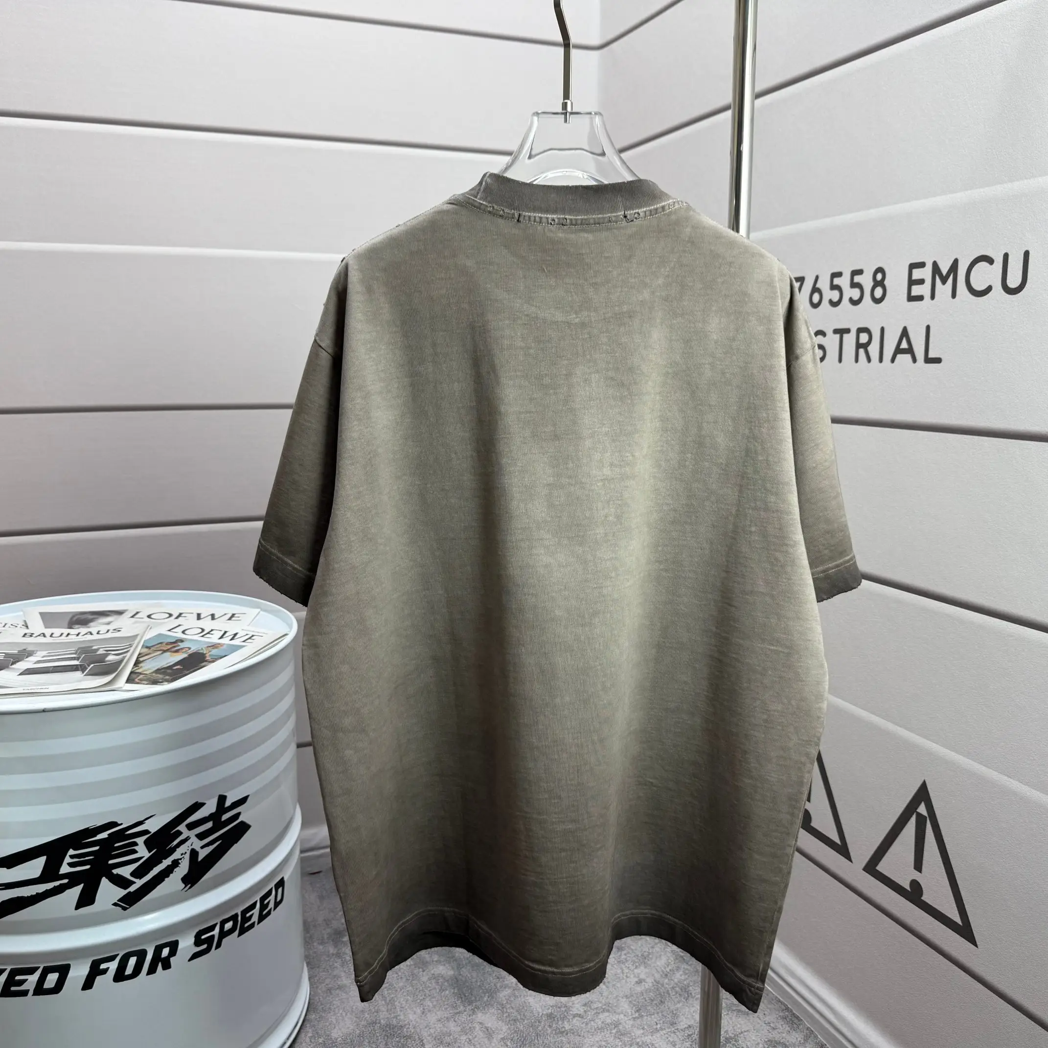 Logo Print Washed Cotton T-Shirt D14515099 — view 2